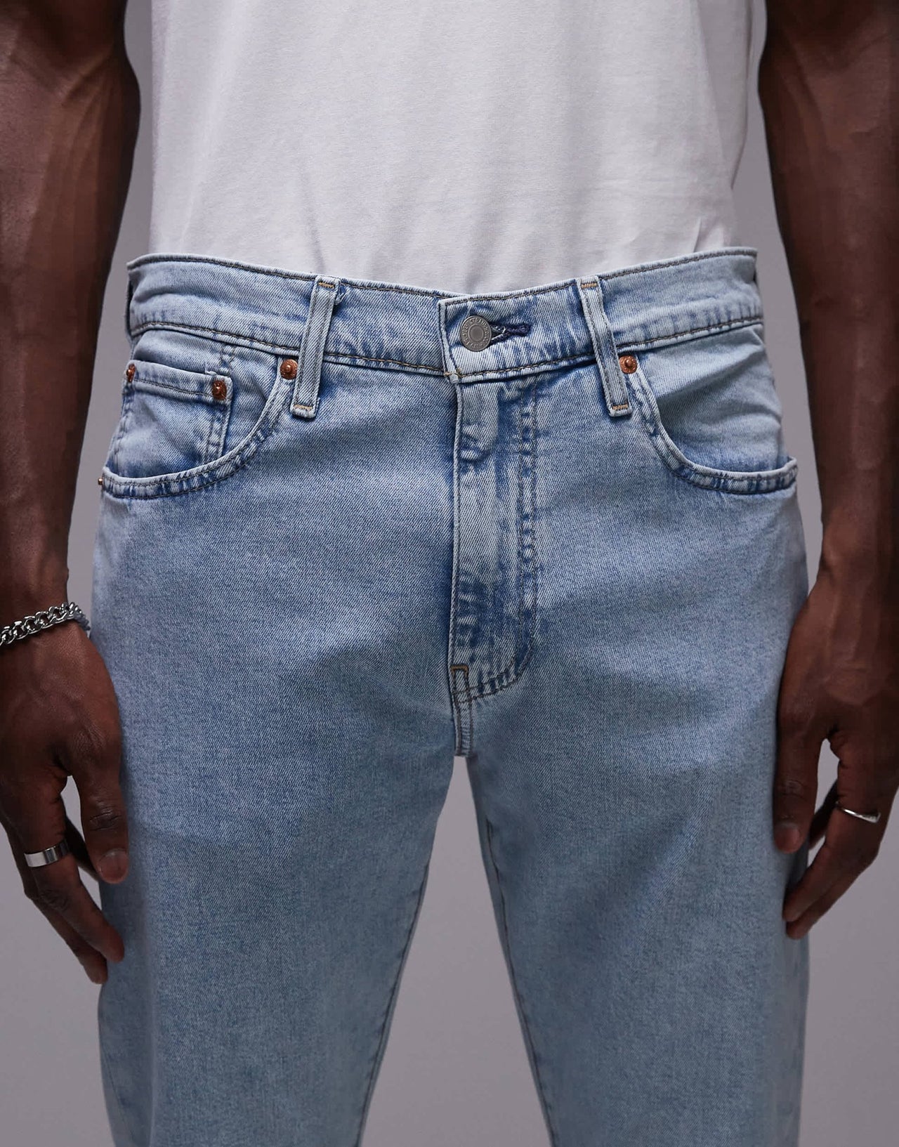 Levi's 512 slim taper jeans in light blue - ASOS Sample Sale EU Store