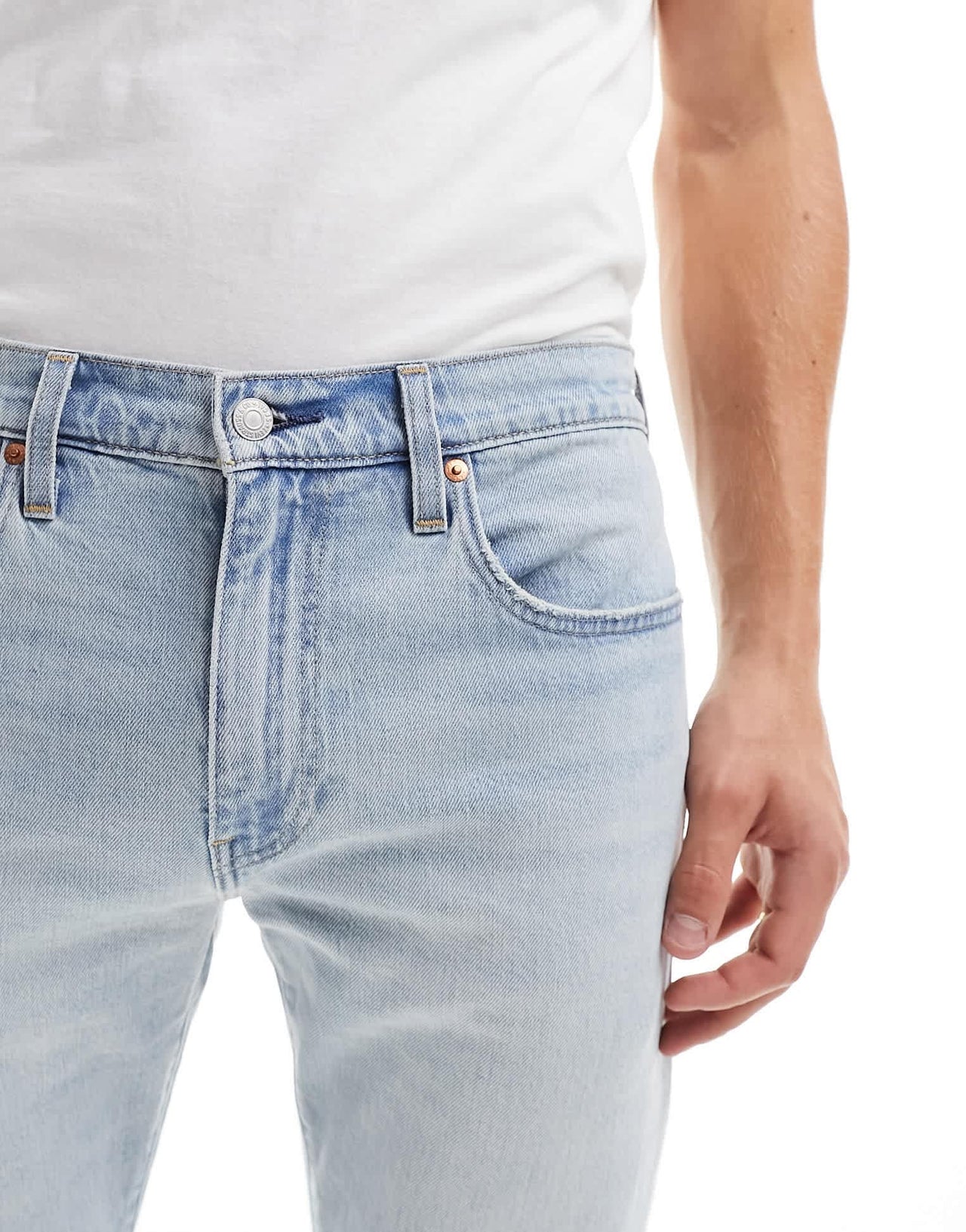 Levi's 512 slim taper jeans in light blue wash - ASOS Sample Sale EU Store
