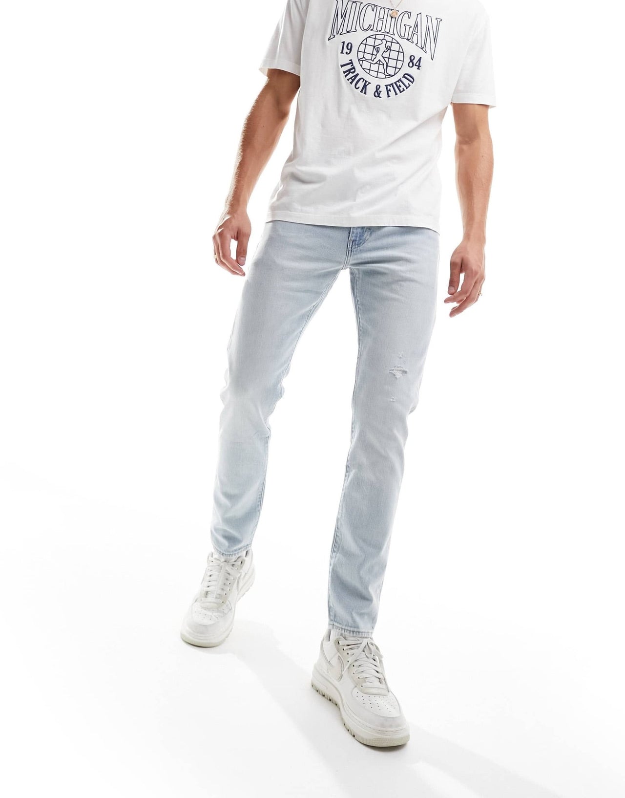 Levi's 512 slim taper jeans in light blue wash - ASOS Sample Sale EU Store
