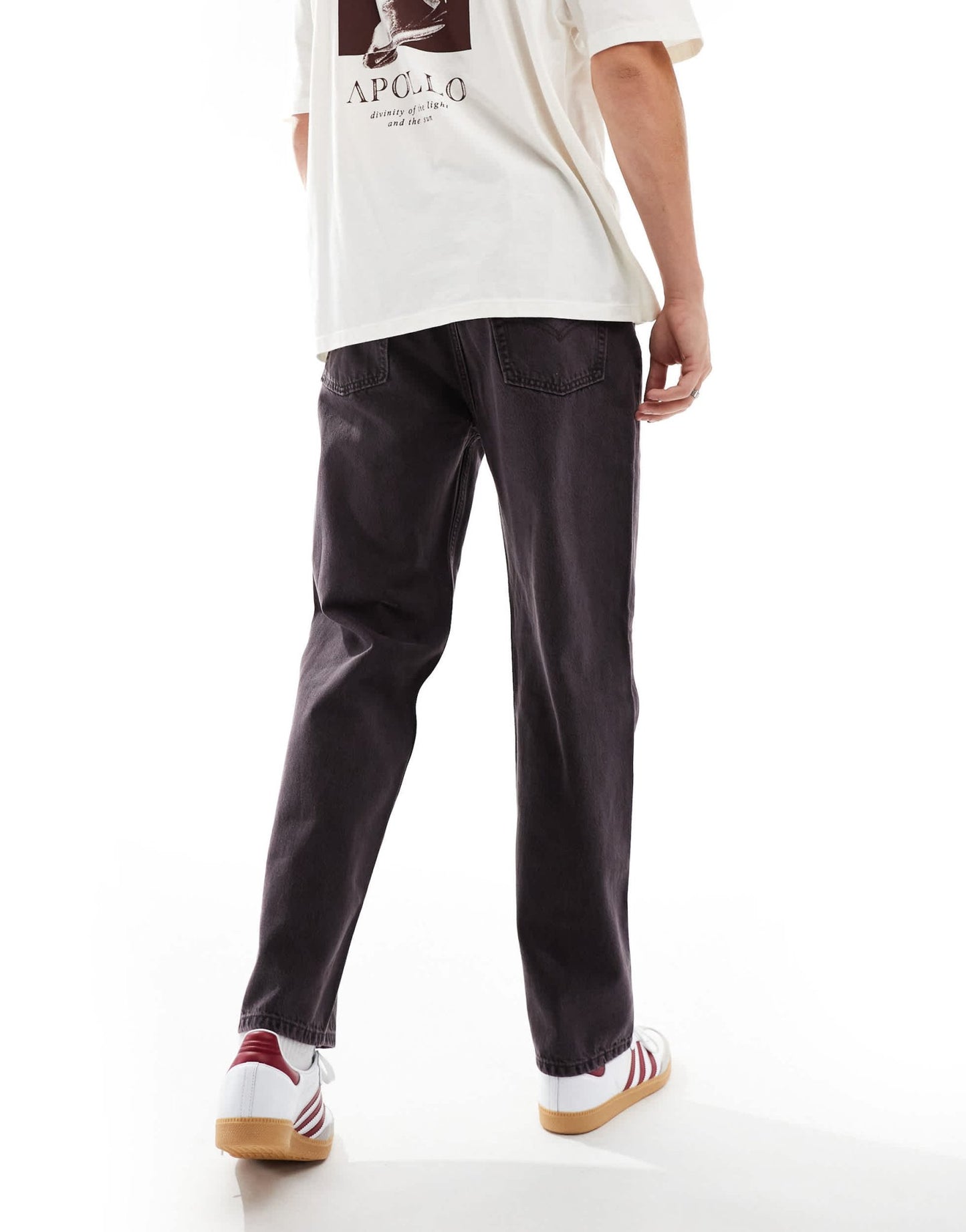 Levi's 565 '97 loose straight fit jeans in washed black with purple tint - ASOS Sample Sale EU Store