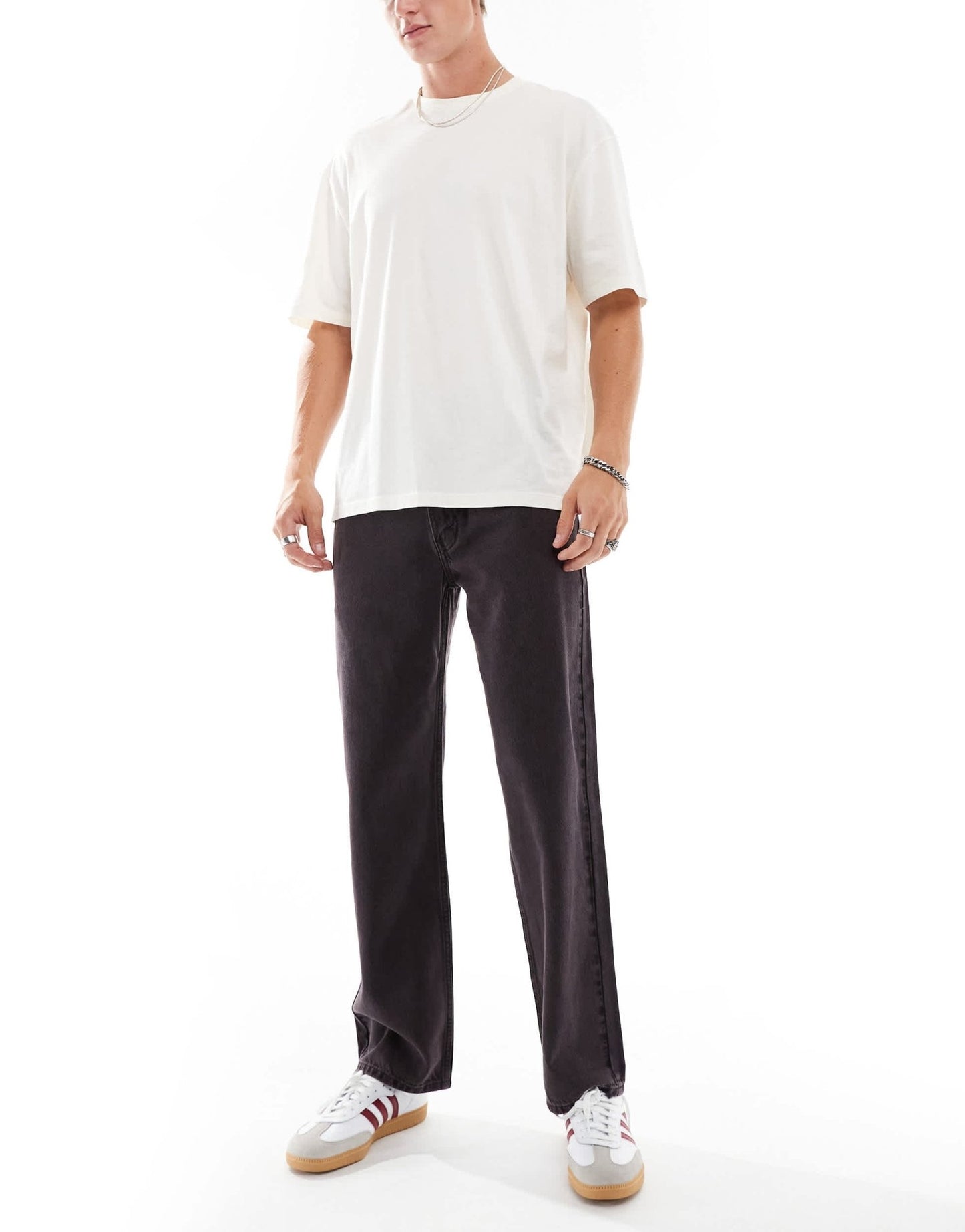 Levi's 565 '97 loose straight fit jeans in washed black with purple tint - ASOS Sample Sale EU Store