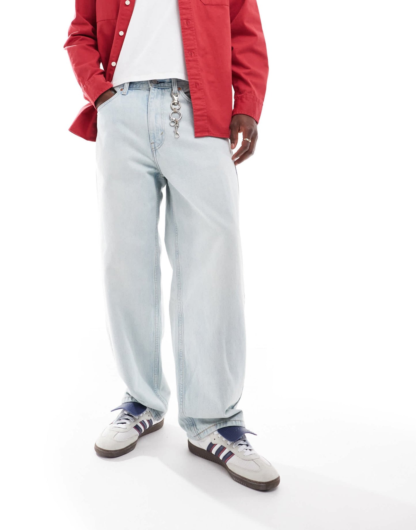 Levi's 578 baggy fit jeans in bleach blue - ASOS Sample Sale EU Store