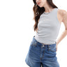 Short mom Levi's années 80 en bleu moyen