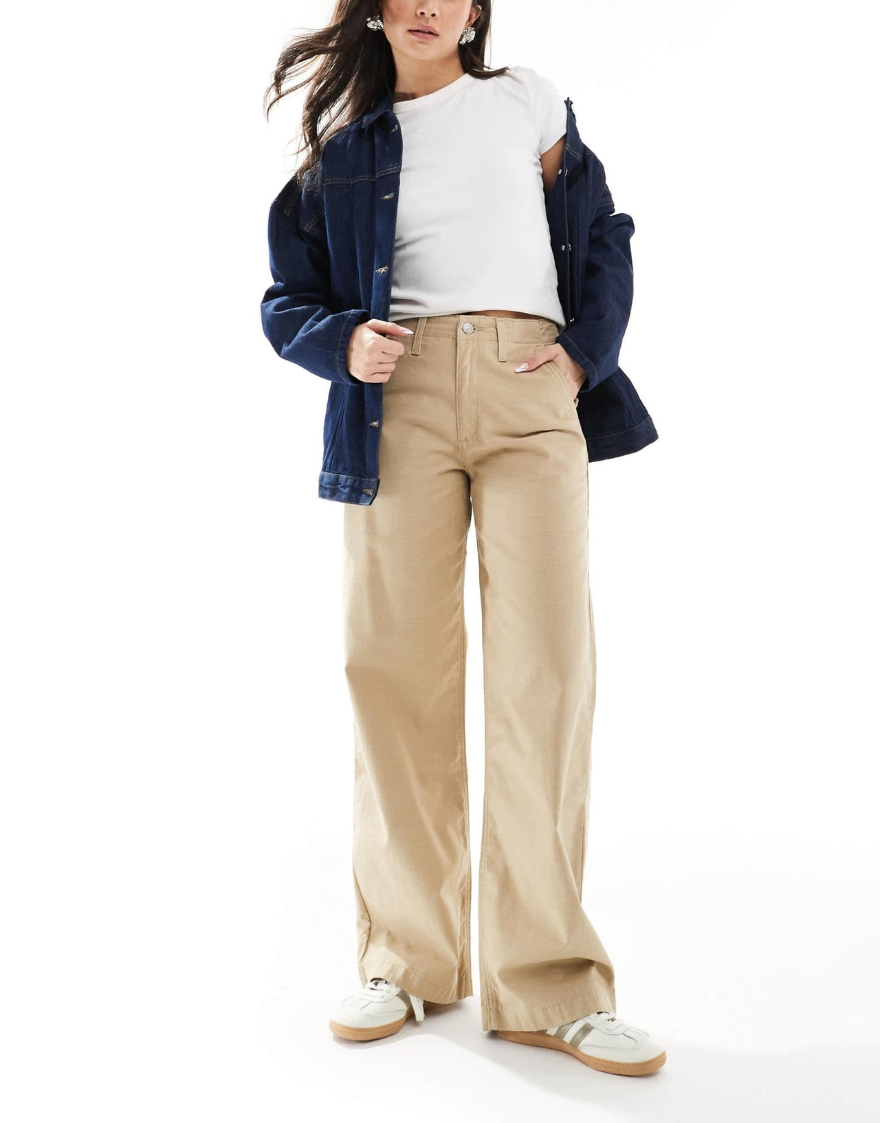 Levi's 90s straight trousers in beige - ASOS Sample Sale EU Store