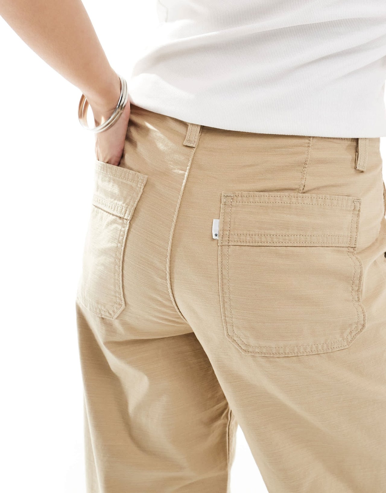 Levi's 90s straight trousers in beige - ASOS Sample Sale EU Store