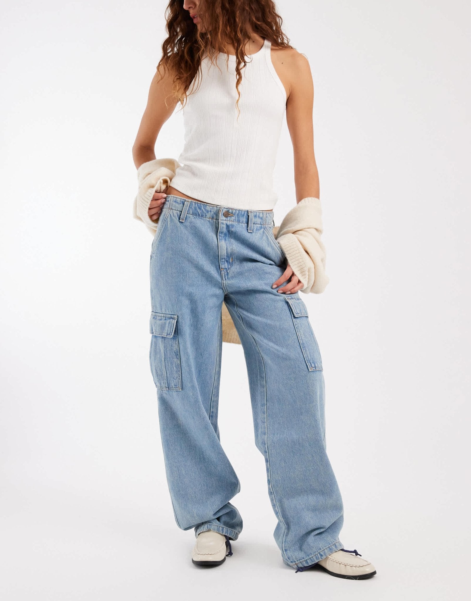 Levi's '94 baggy cargo jeans in light blue - ASOS Sample Sale EU Store