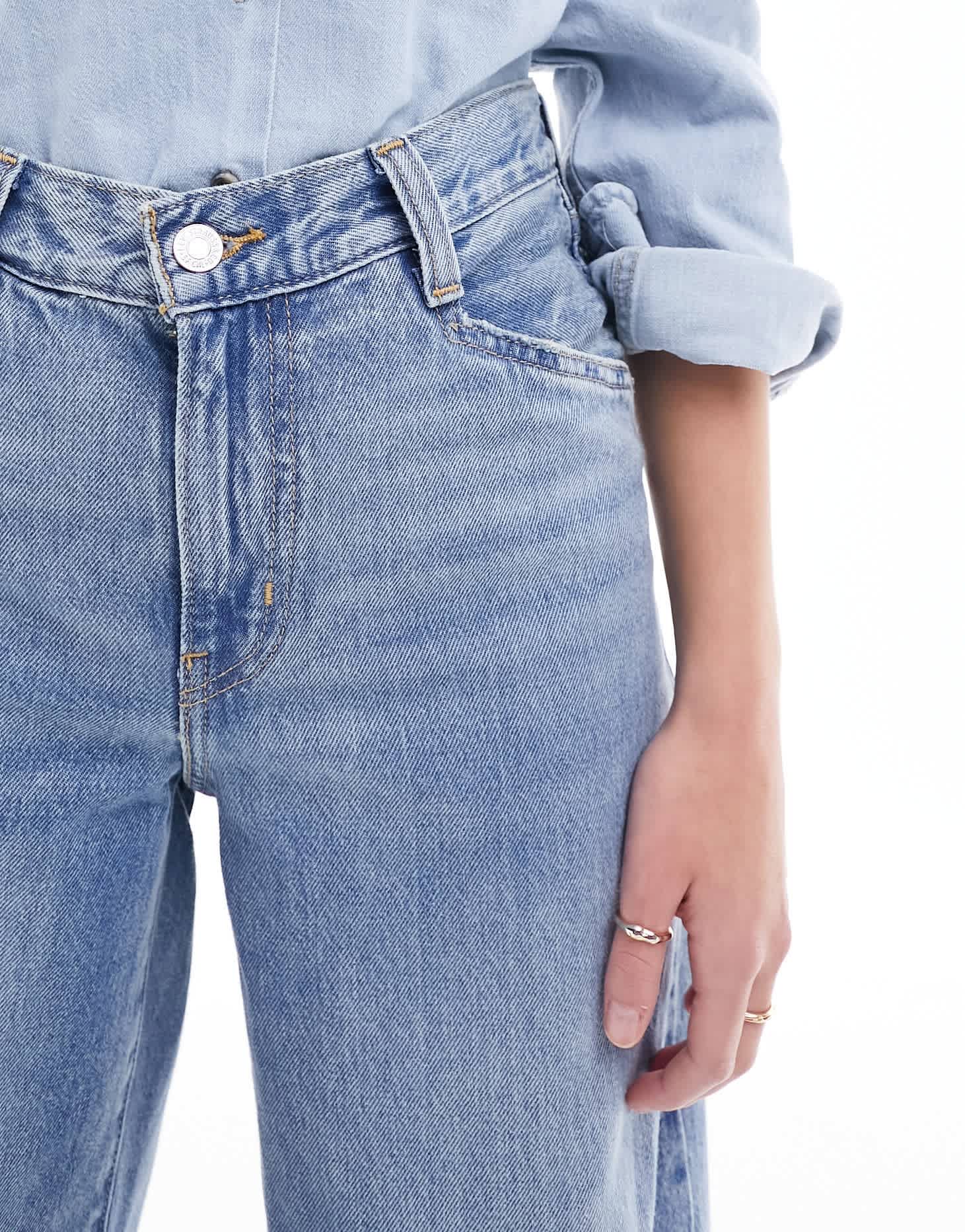 Levi's '94 baggy wide leg jeans in light blue wash with distressing - ASOS Sample Sale EU Store