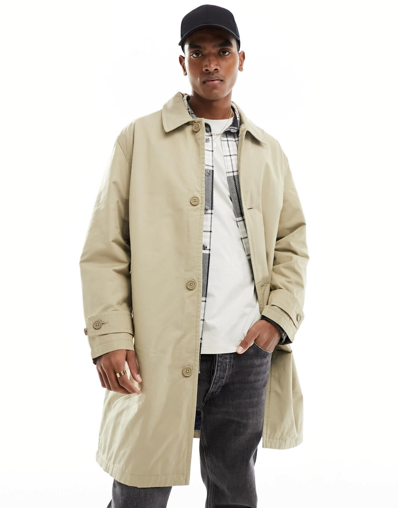 Levi's Alma filled trench coat in tan - ASOS Sample Sale EU Store