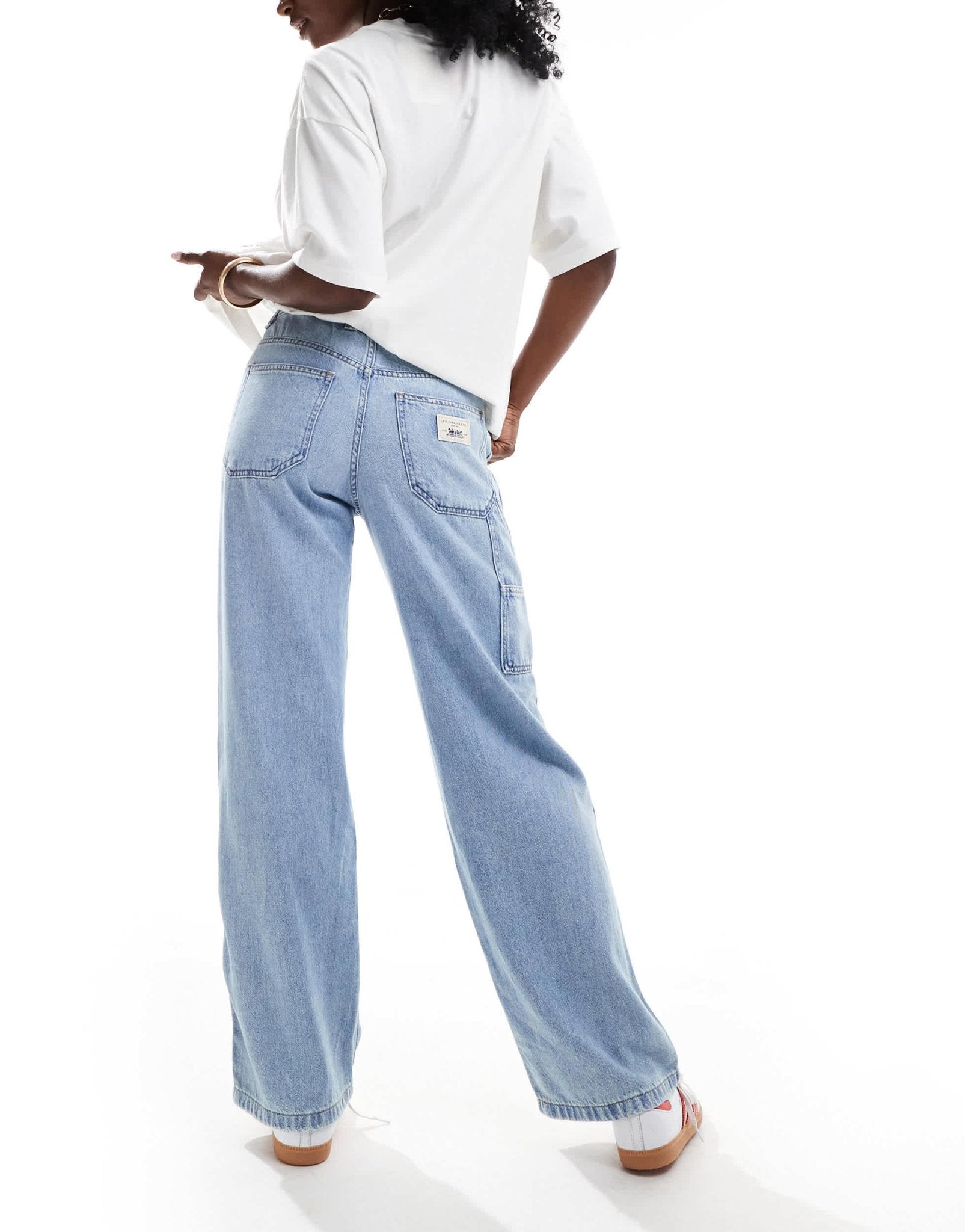 Levi's baggy carpenter jeans in light blue - ASOS Sample Sale EU Store