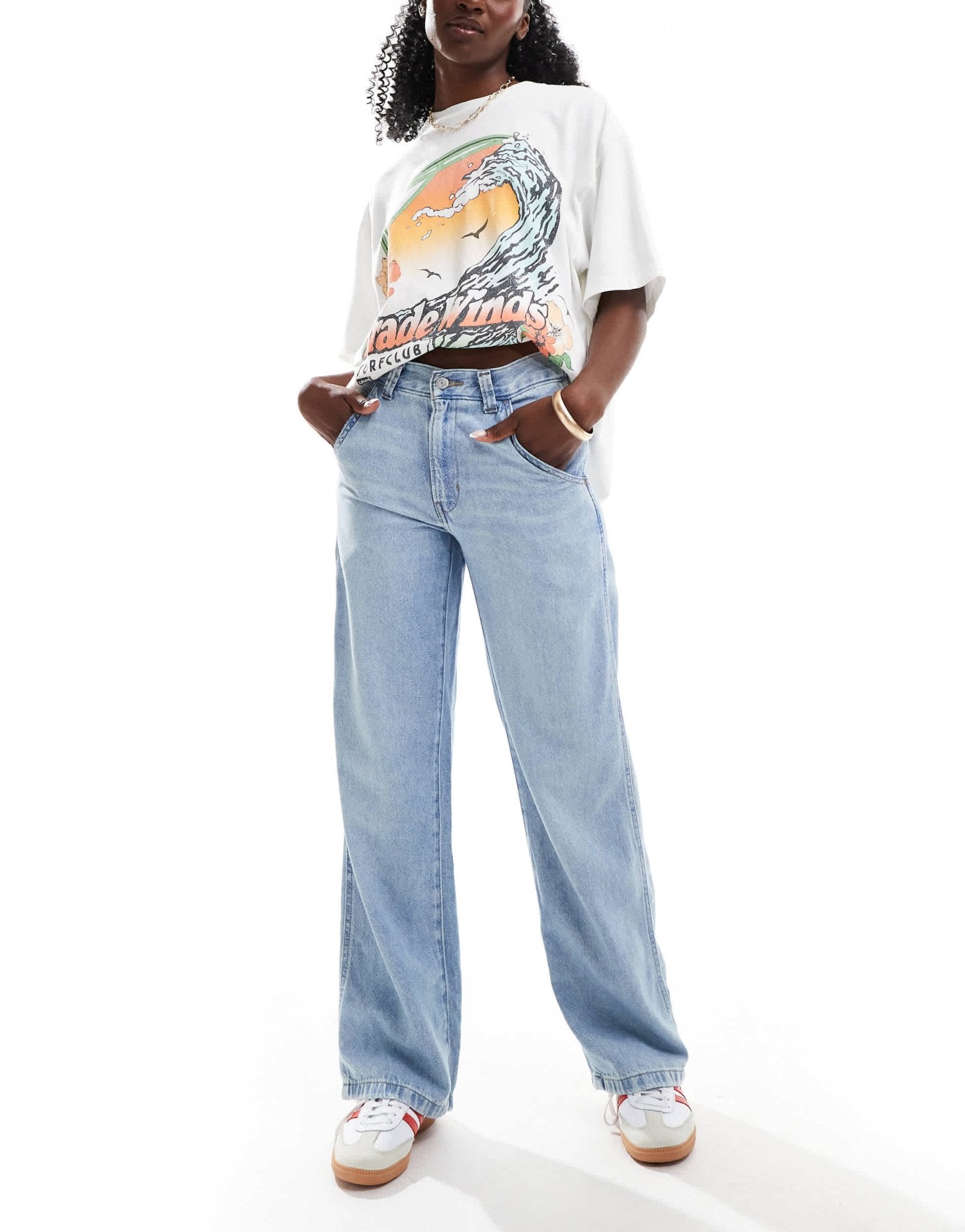Levi's baggy carpenter jeans in light blue - ASOS Sample Sale EU Store