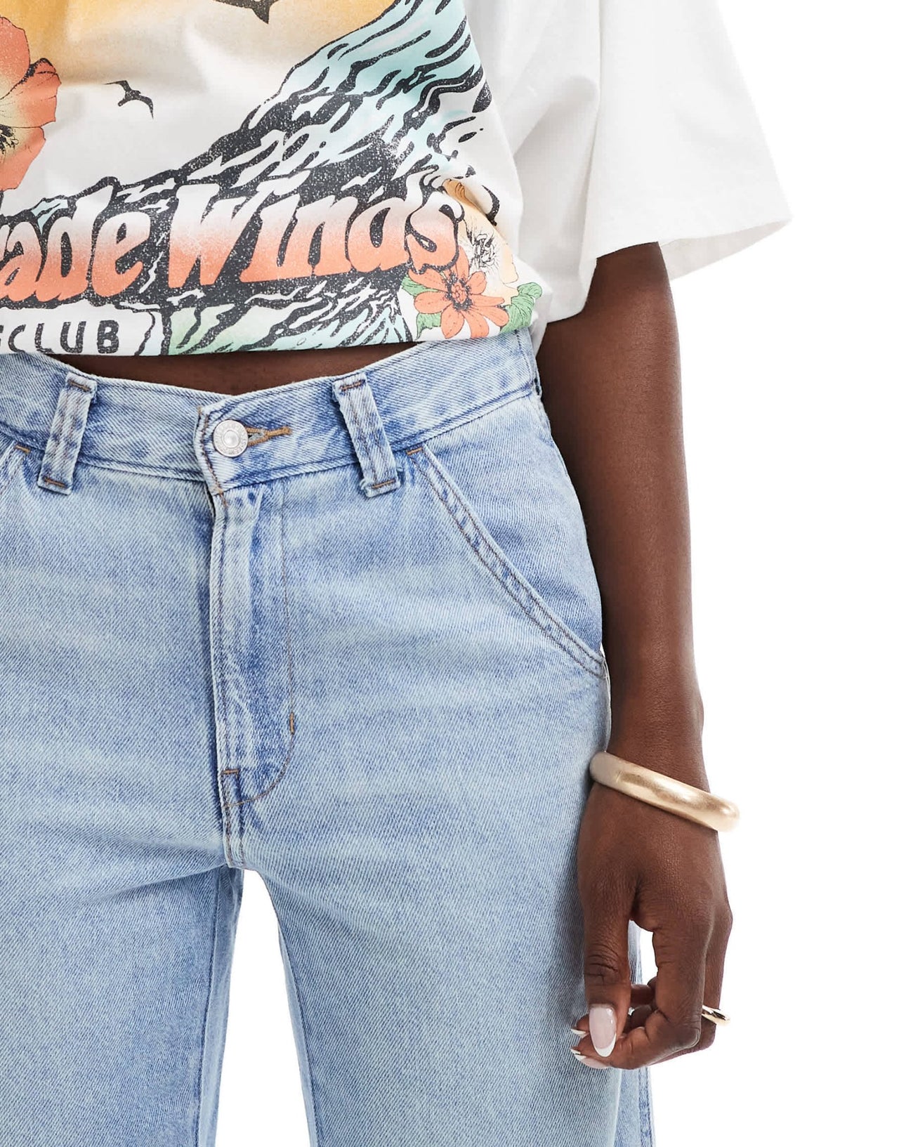 Levi's baggy carpenter jeans in light blue - ASOS Sample Sale EU Store