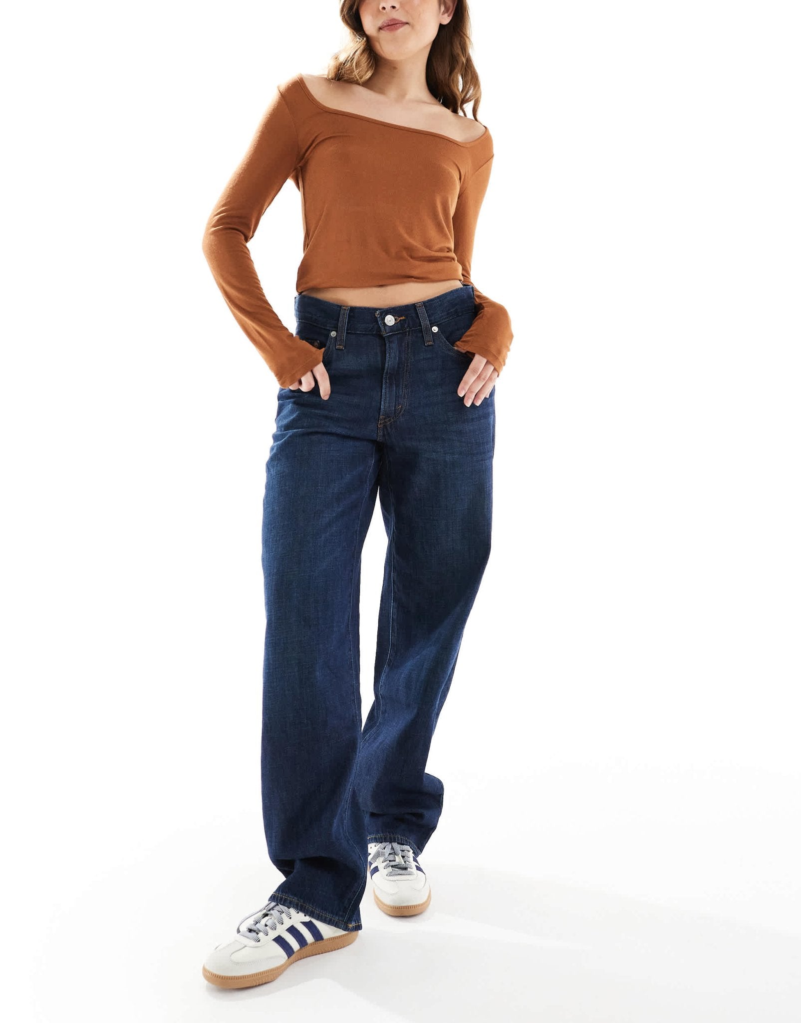 Levi's baggy dad jeans in dark blue - ASOS Sample Sale EU Store