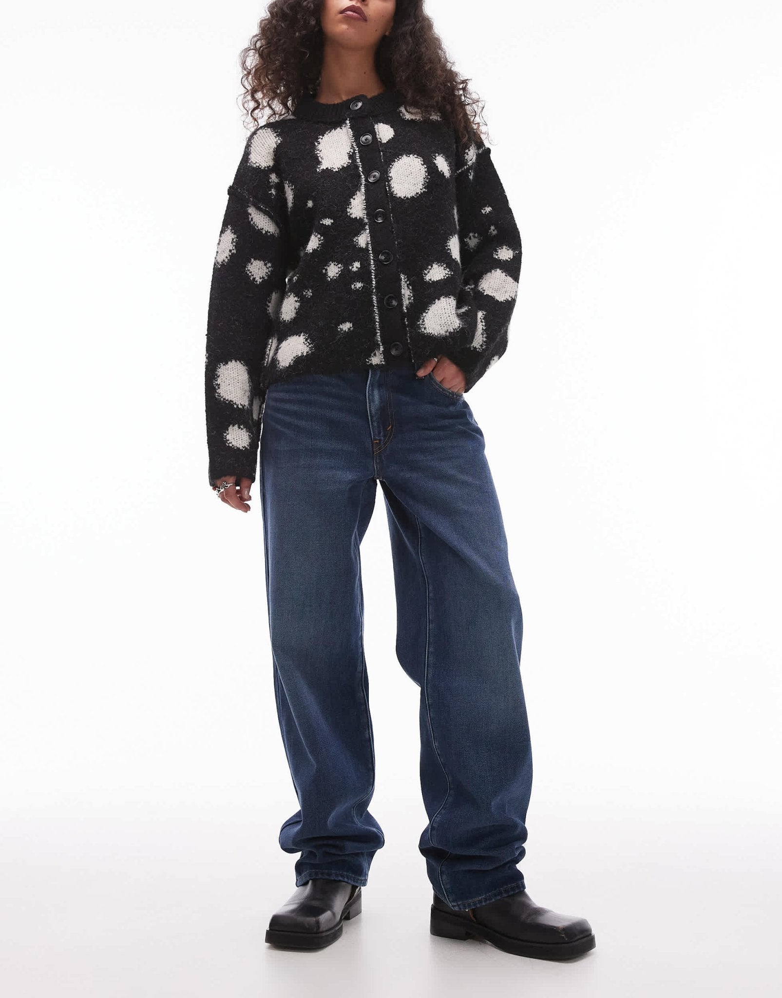 Levi's baggy dad jeans in dark blue - ASOS Sample Sale EU Store