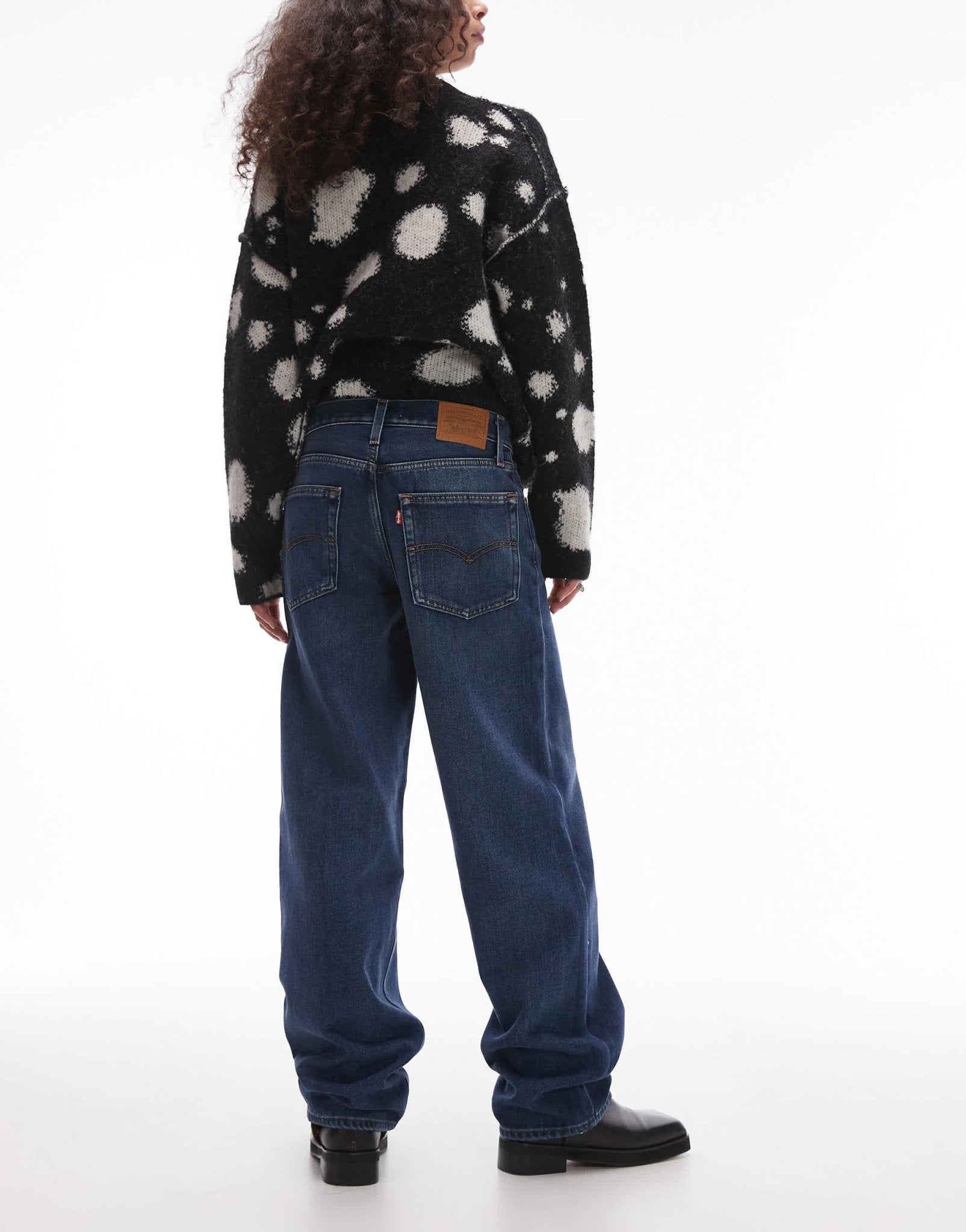 Levi's baggy dad jeans in dark blue - ASOS Sample Sale EU Store
