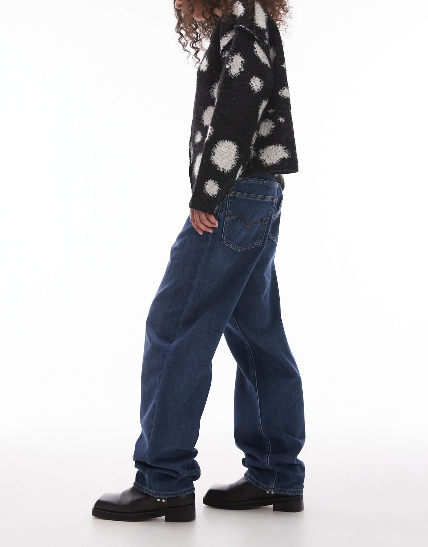 Levi's baggy dad jeans in dark blue - ASOS Sample Sale EU Store