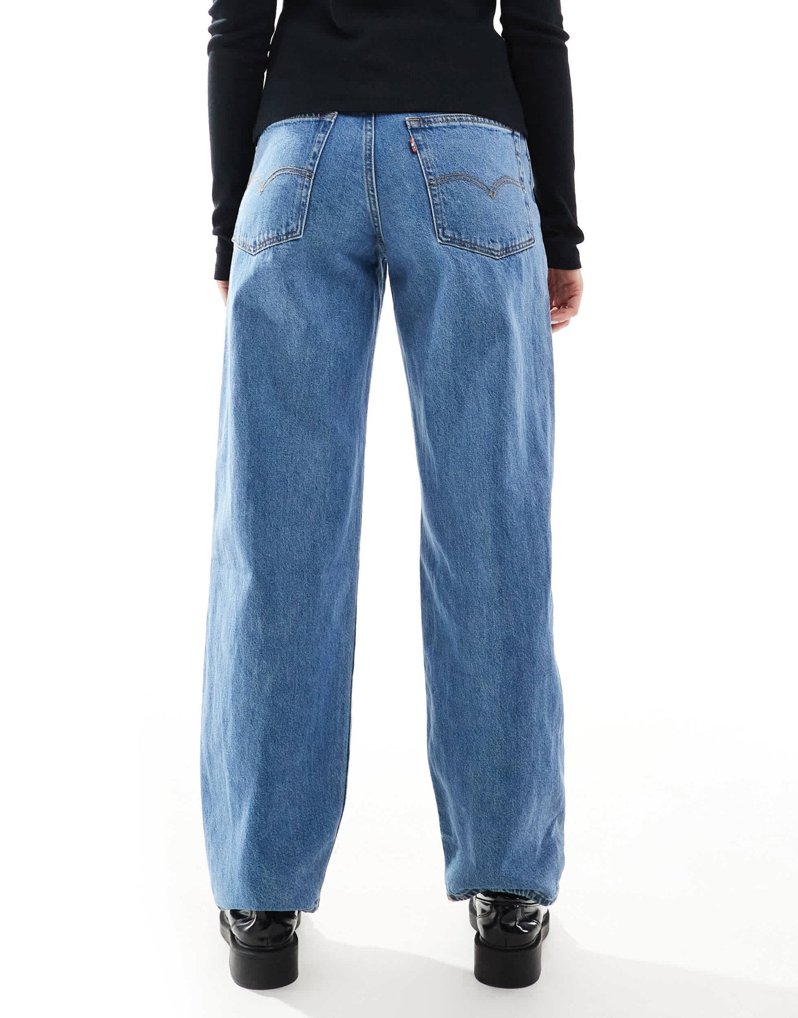 Levi's baggy dad jeans in mid blue - ASOS Sample Sale EU Store
