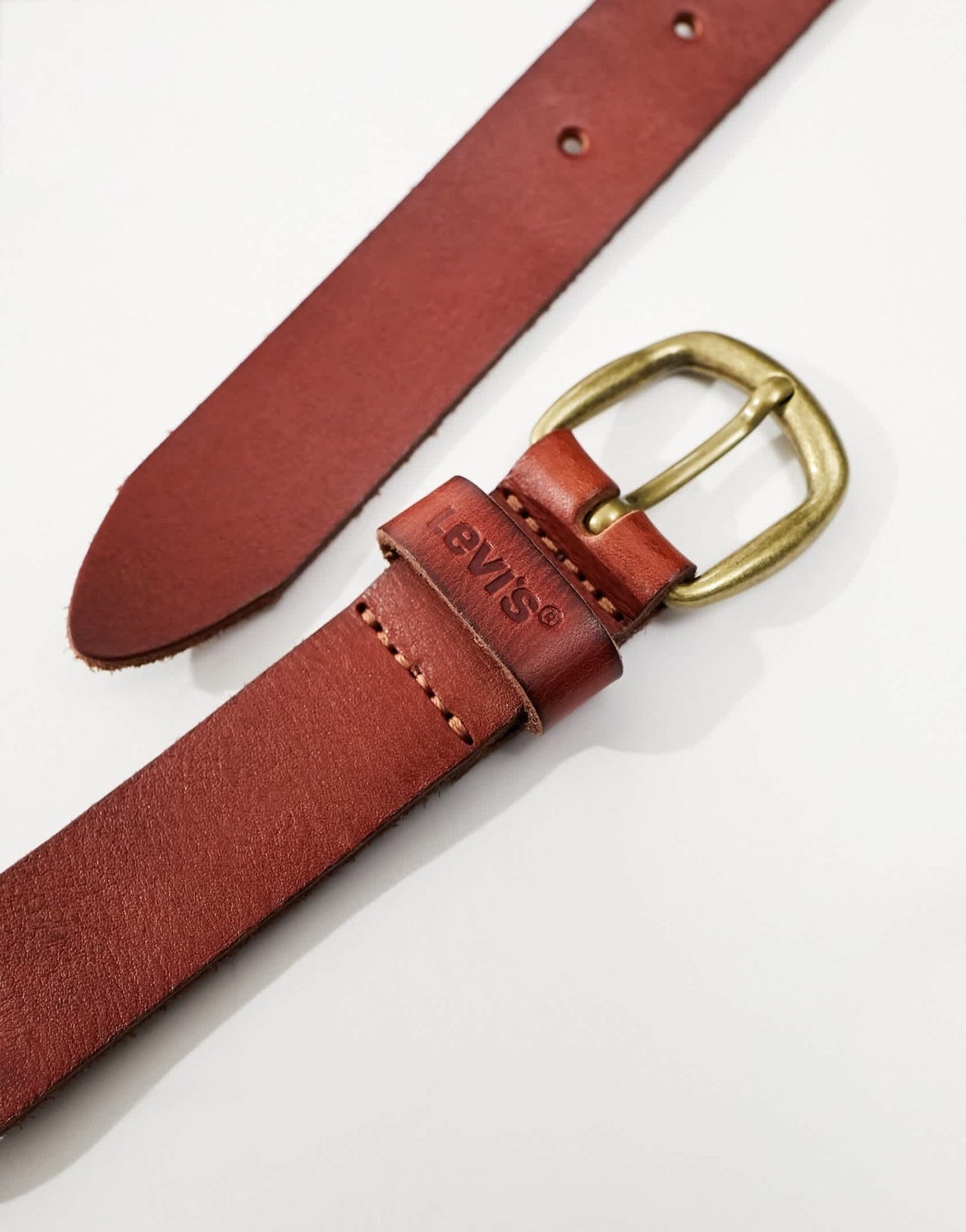 Levi's braid leather belt in brown - ASOS Sample Sale EU Store