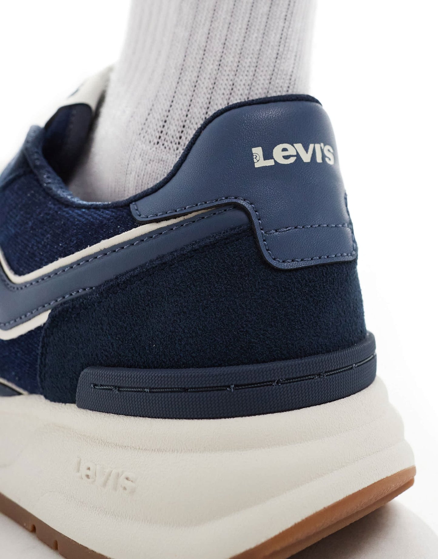 Levi's Charge suede denim trainers in blue - ASOS Sample Sale EU Store
