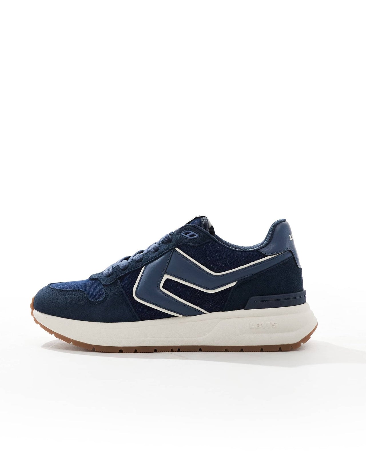 Levi's Charge suede denim trainers in blue - ASOS Sample Sale EU Store