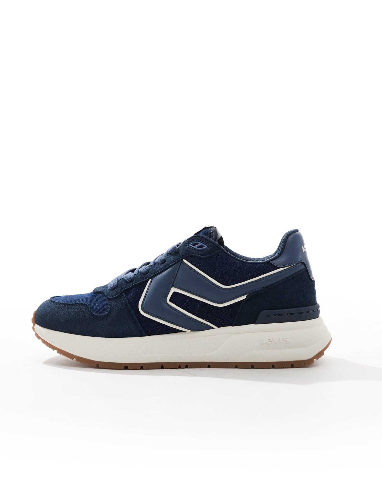 Levi's Charge suede denim trainers in blue - ASOS Sample Sale EU Store
