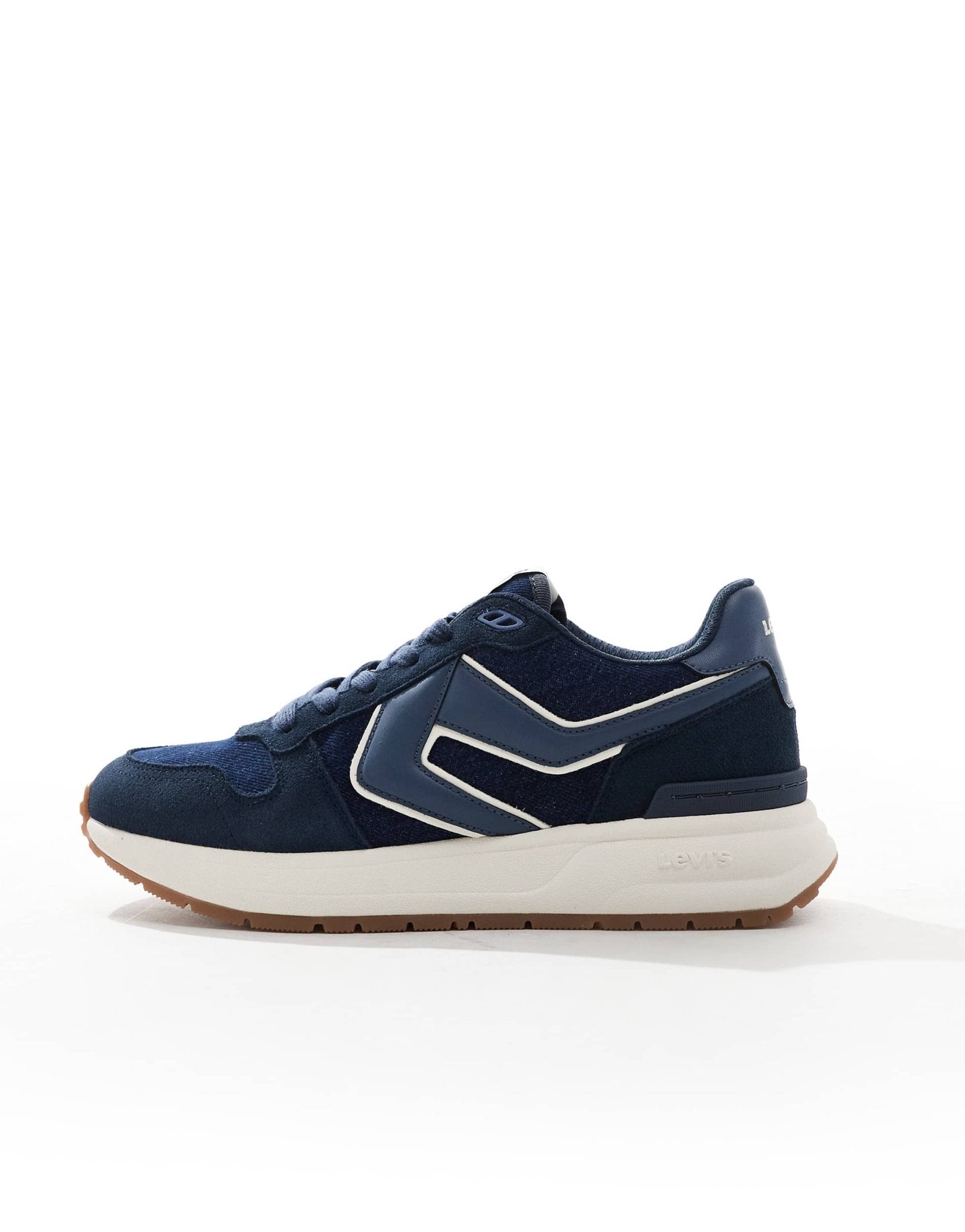 Levi's Charge suede denim trainers in blue - ASOS Sample Sale EU Store