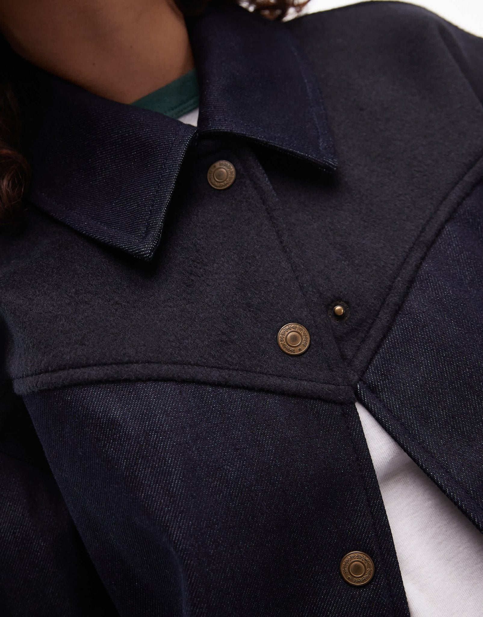 Levi's denim varsity jacket in dark wash blue - ASOS Sample Sale EU Store