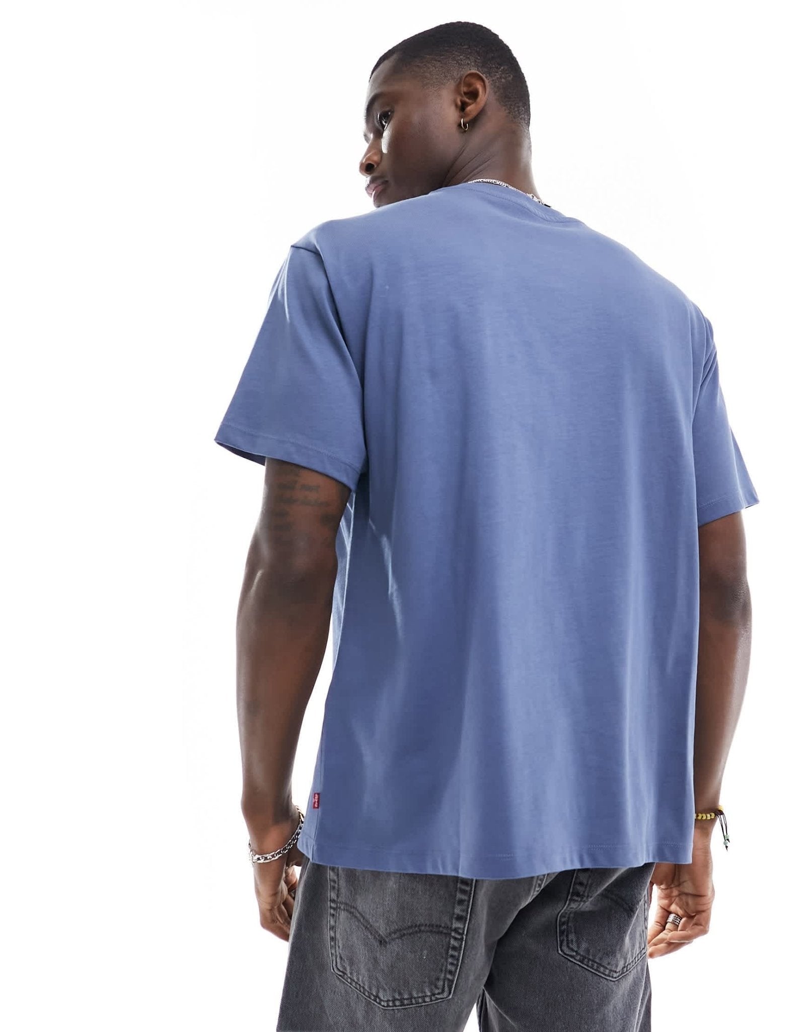 Levi's exclusive to ASOS t-shirt with central retro logo in navy - ASOS Sample Sale EU Store