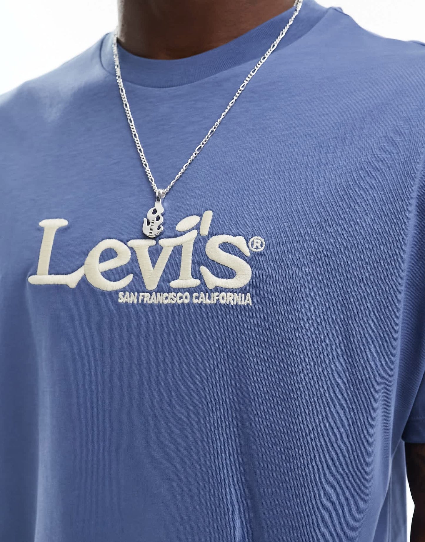 Levi's exclusive to ASOS t-shirt with central retro logo in navy - ASOS Sample Sale EU Store