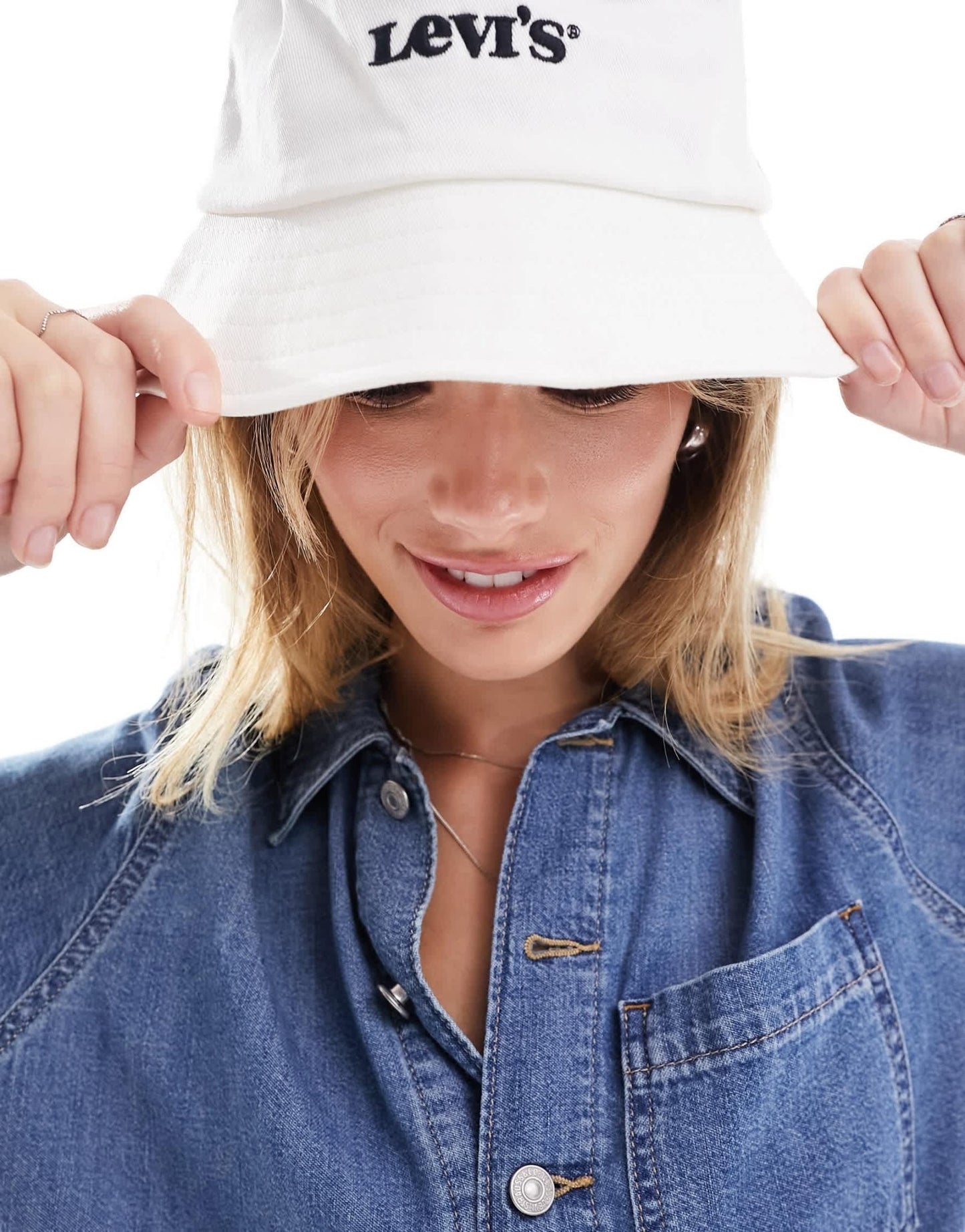 Levi's Heritage romper playsuit in blue wash denim - ASOS Sample Sale EU Store