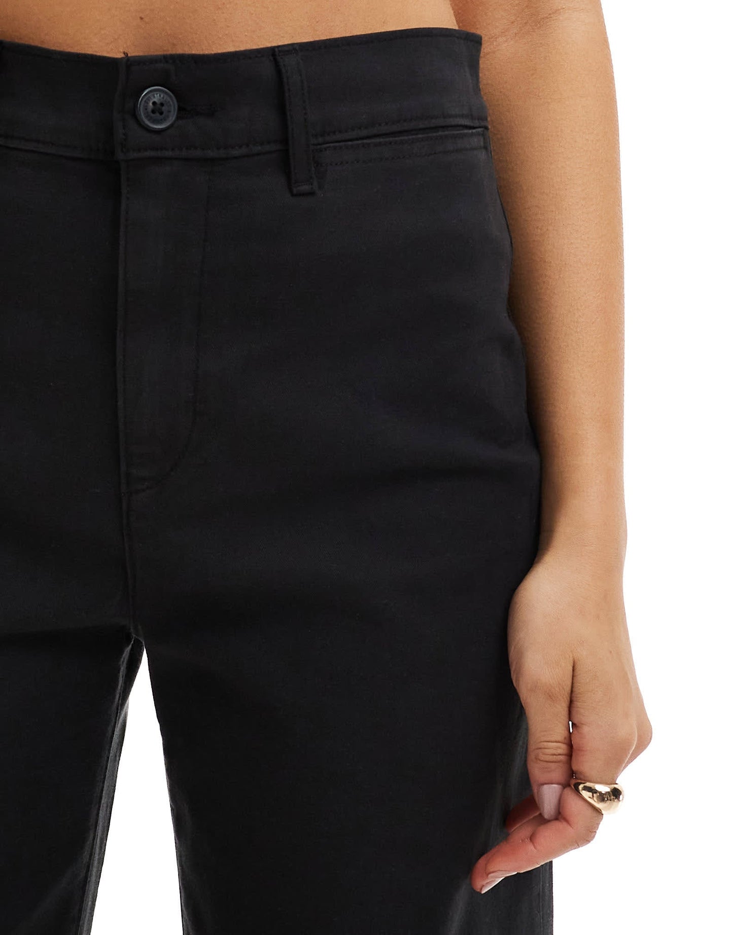 Levi's high waist vintage straight fit chinos in black - ASOS Sample Sale EU Store