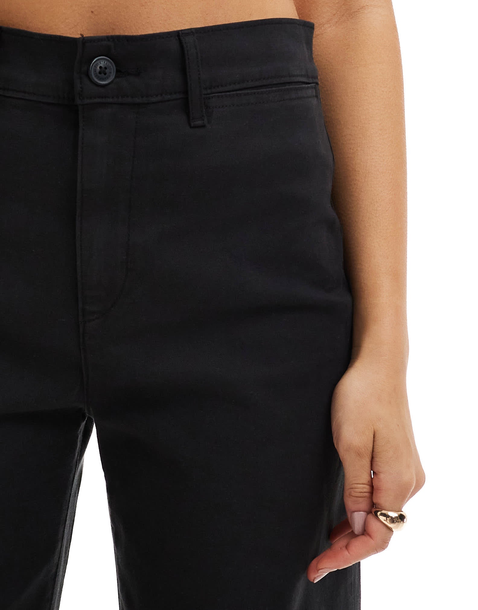 Levi's high waist vintage straight fit chinos in black - ASOS Sample Sale EU Store
