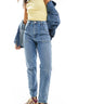 Levi's high waisted mom fit workwear jeans in  mid blue