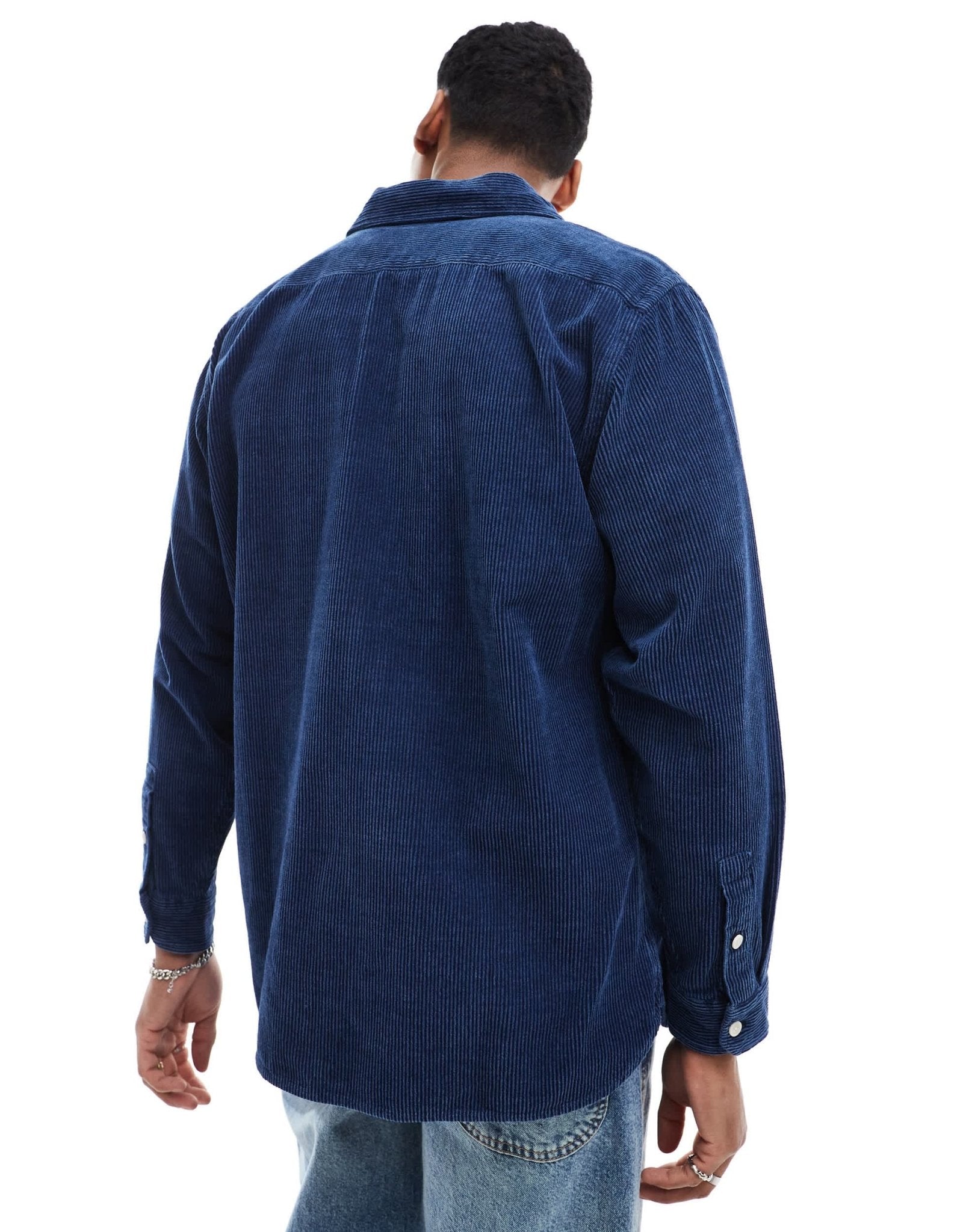 Levi's Jackson cord worker shirt in navy - ASOS Sample Sale EU Store
