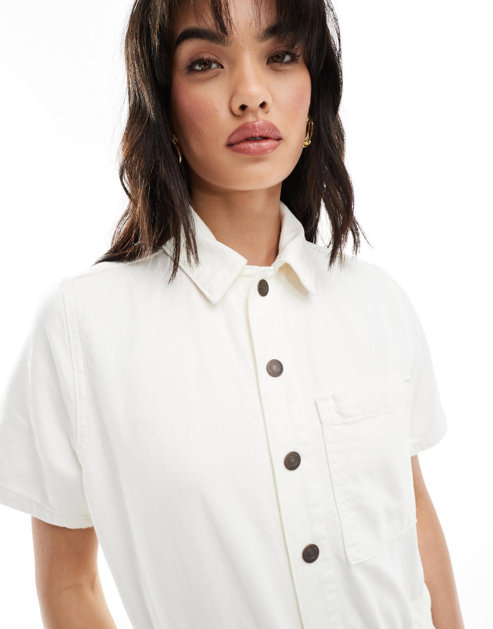 Levi's jumpsuit with short sleeves in white - ASOS Sample Sale EU Store