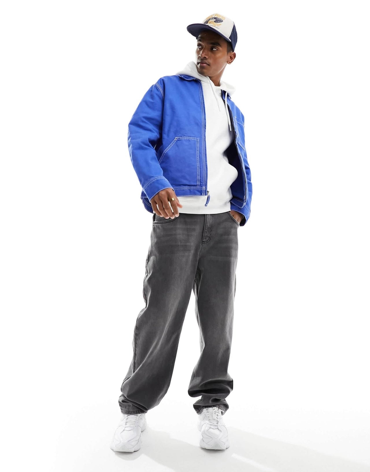 Levi's lightweight jacket in blue with pockets - ASOS Sample Sale EU Store