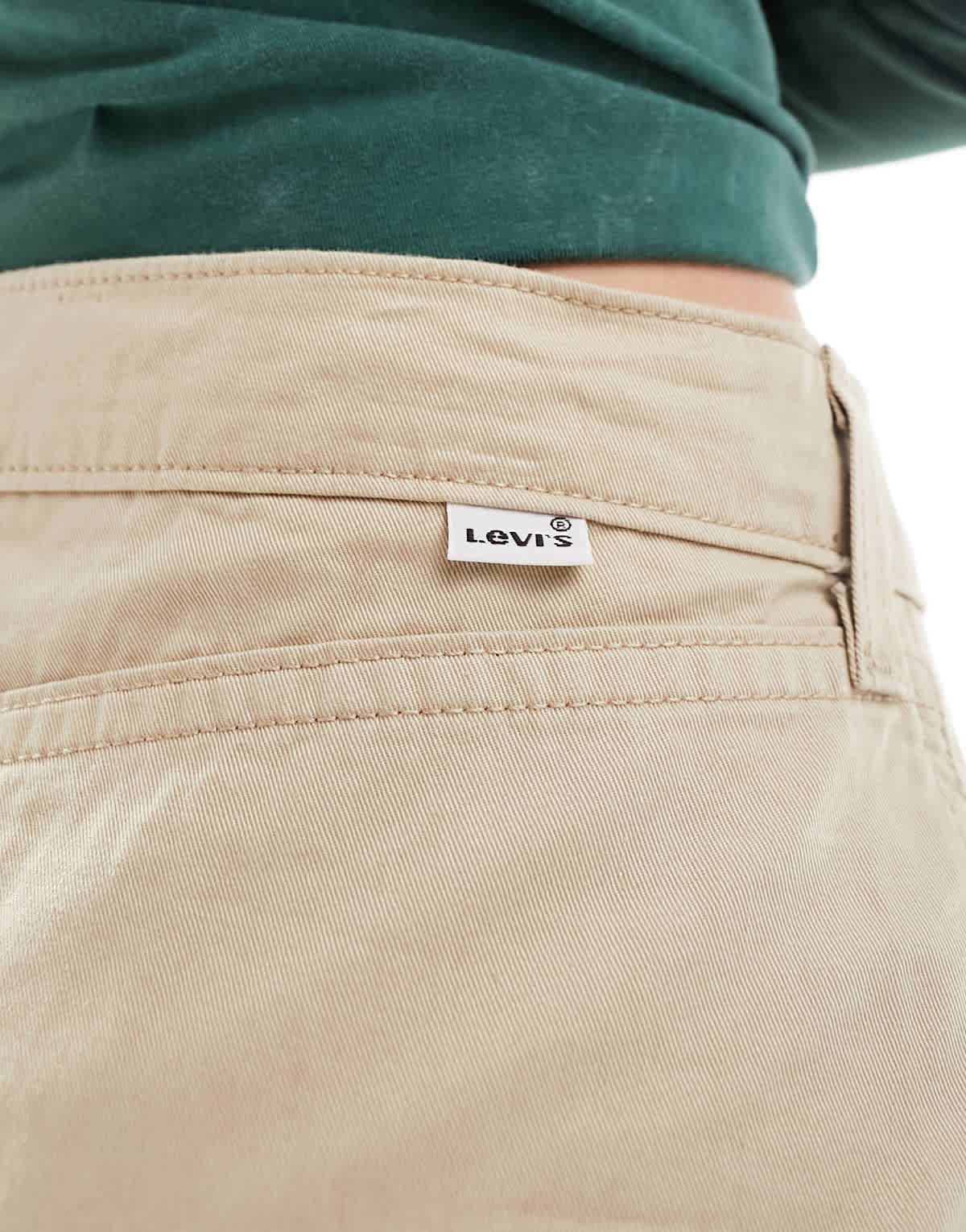 Levi's mini cargo denim skirt in tan - ASOS Sample Sale EU Store