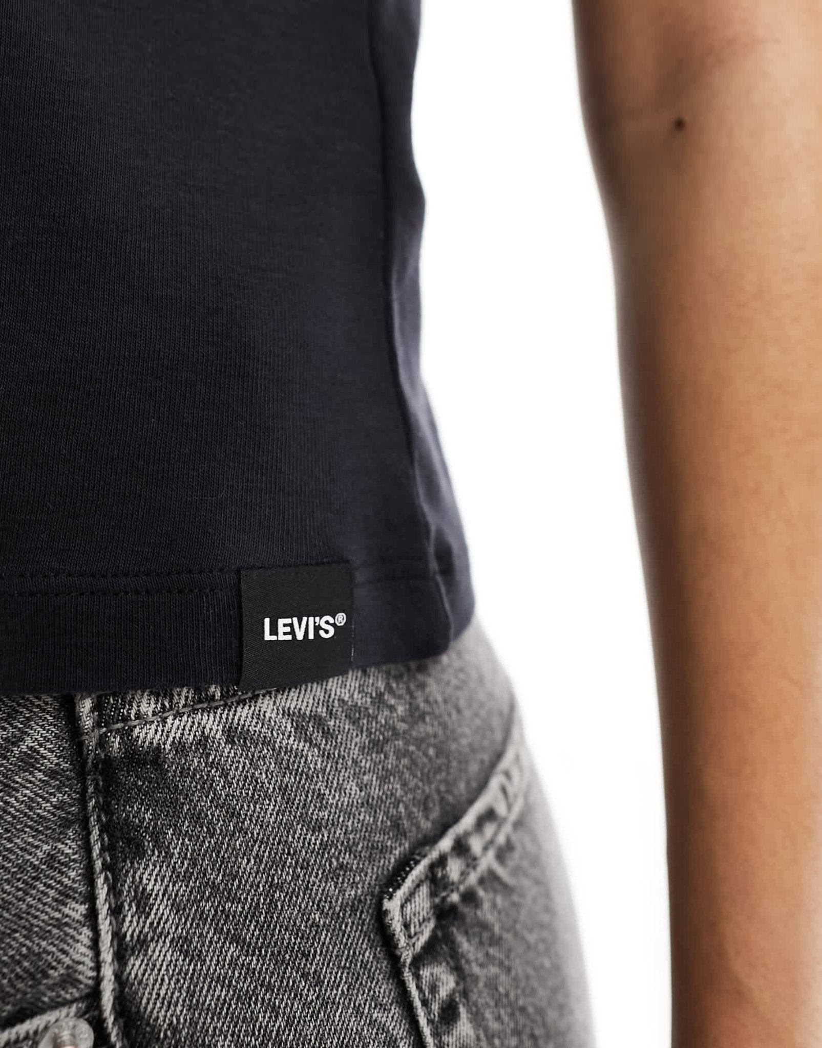 Levi's Rickie t-shirt with small logo in black - ASOS Sample Sale EU Store