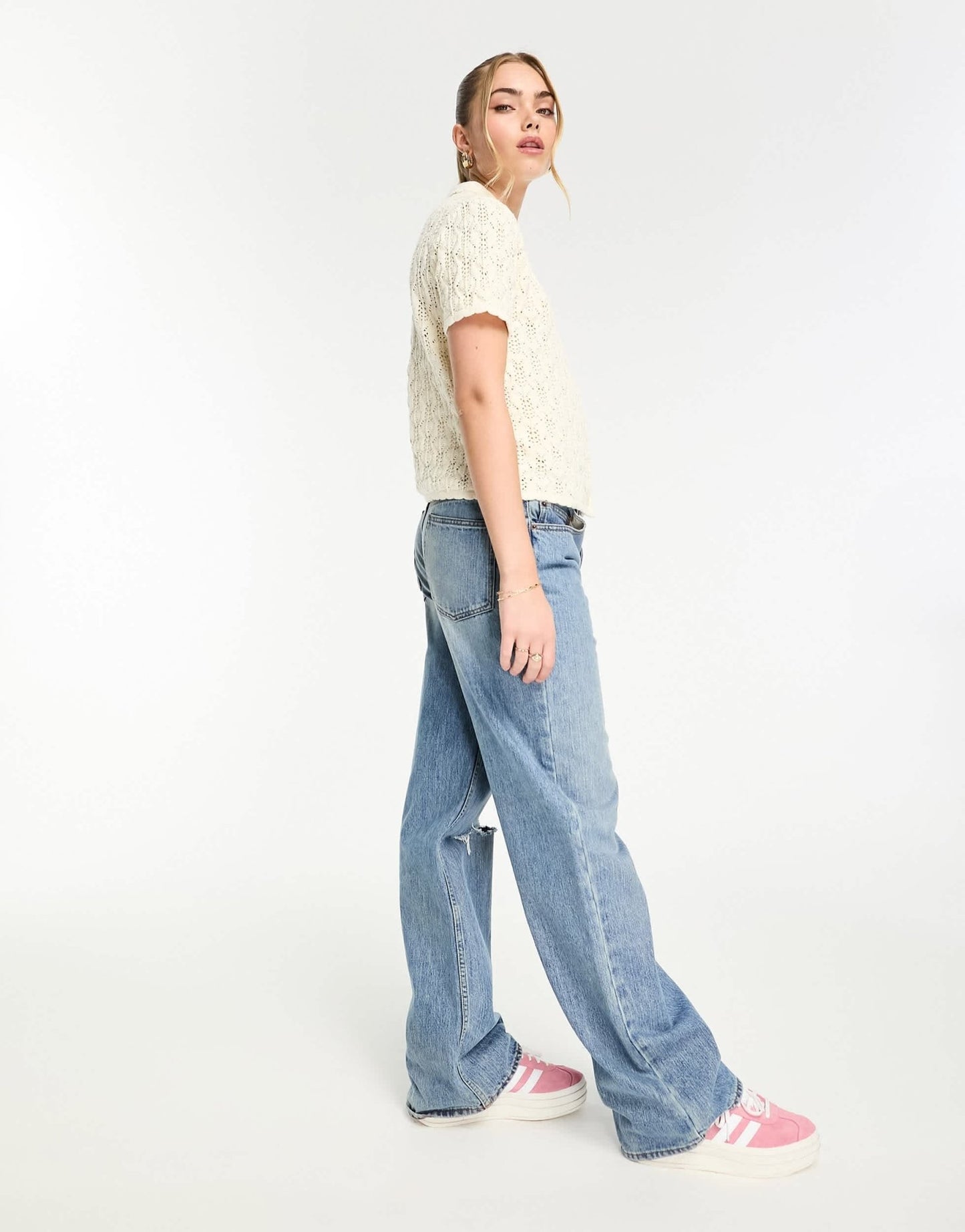 Levi's Seaside knitted top with collar - ASOS Sample Sale EU Store