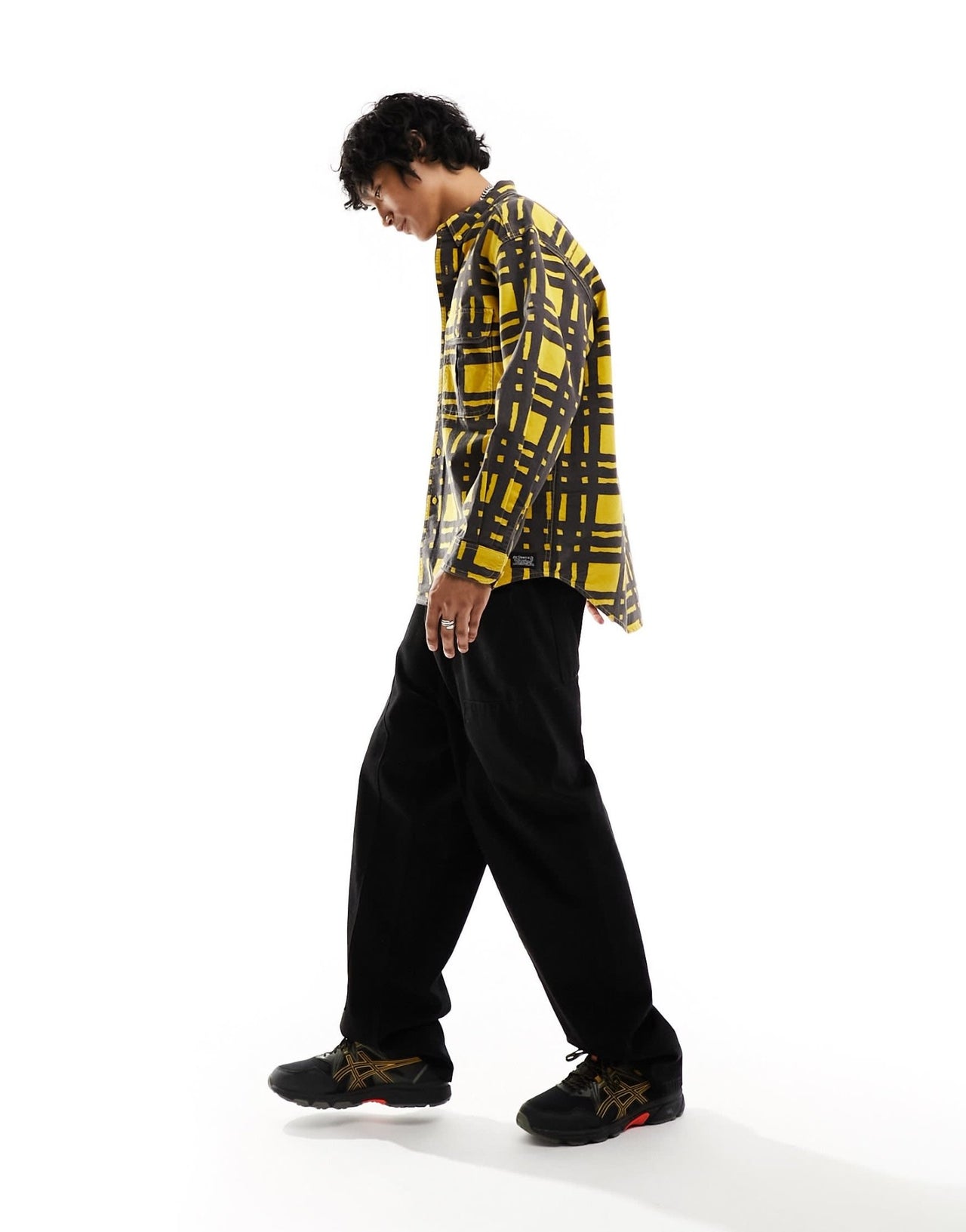 Levi's Skate shirt in yellow large check with pockets - ASOS Sample Sale EU Store