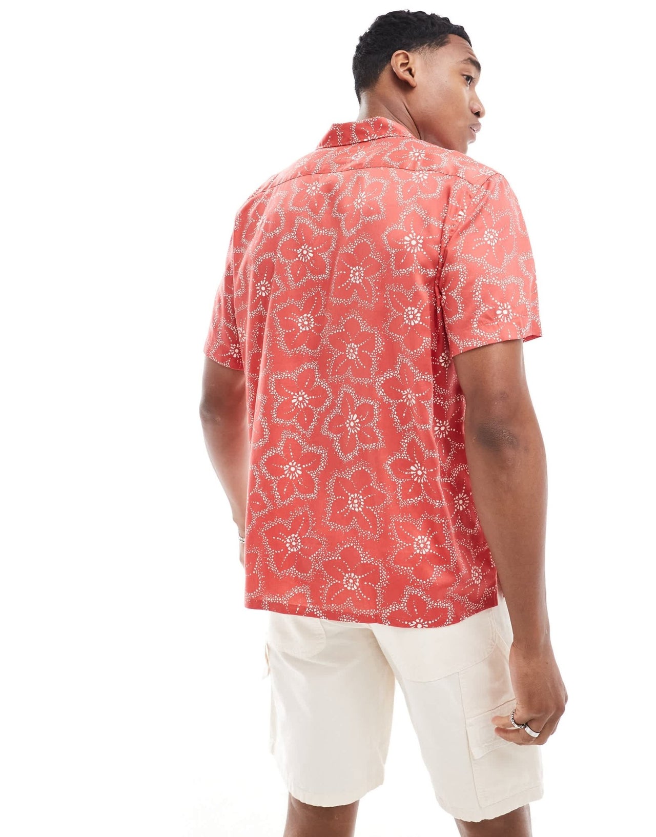 Levi's Sunset Camp short sleeve floral print shirt in red - ASOS Sample Sale EU Store
