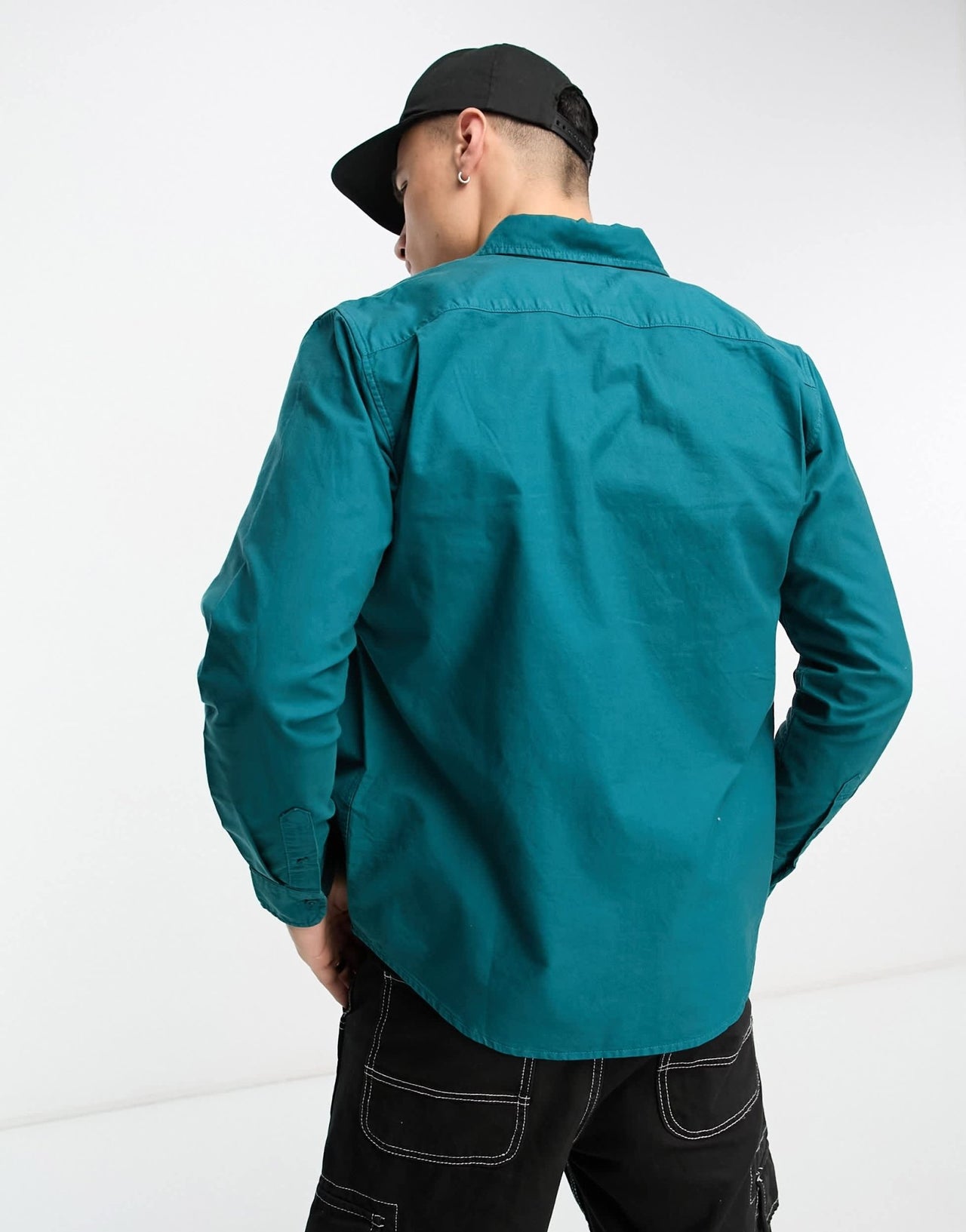 Levi's Sunset pocket shirt in green with logo - ASOS Sample Sale EU Store