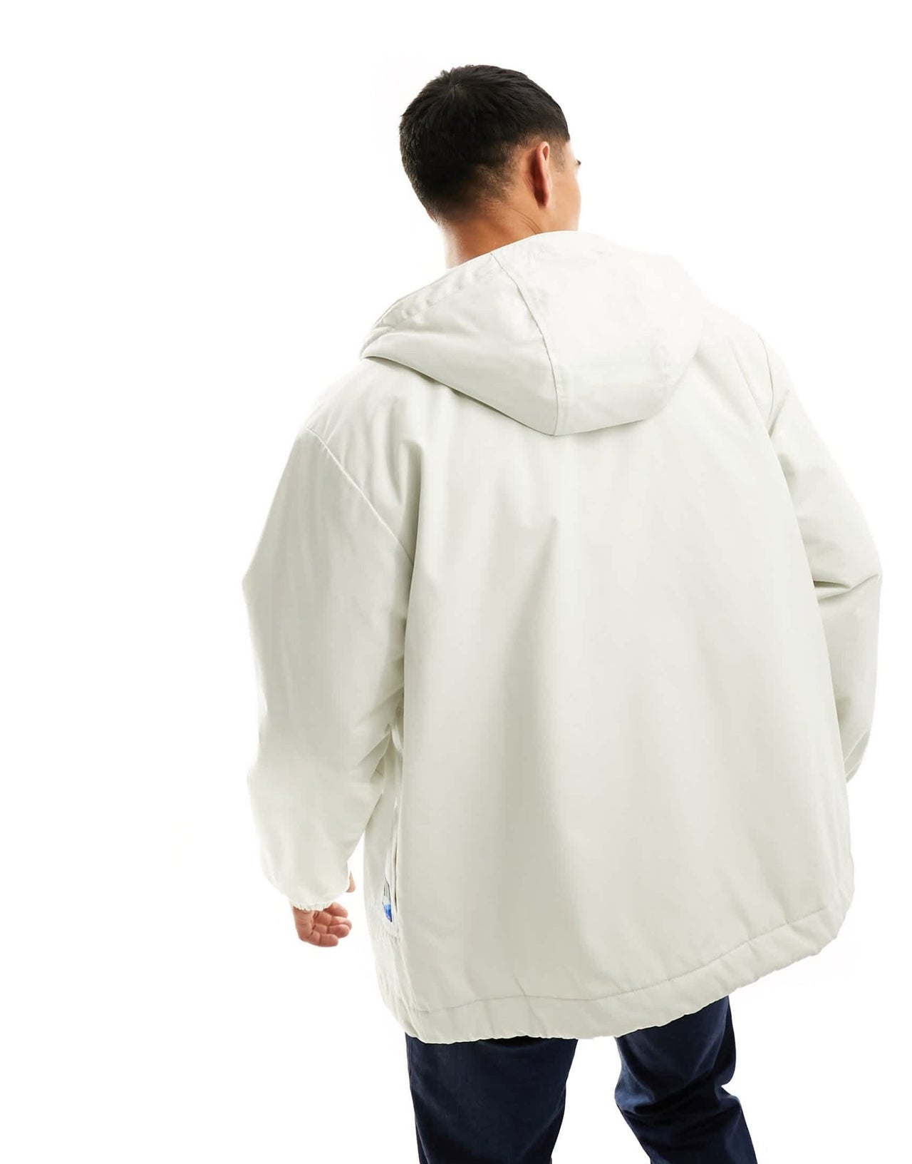 Levi's Tamalpais hooded jacket in cream with logo - ASOS Sample Sale EU Store