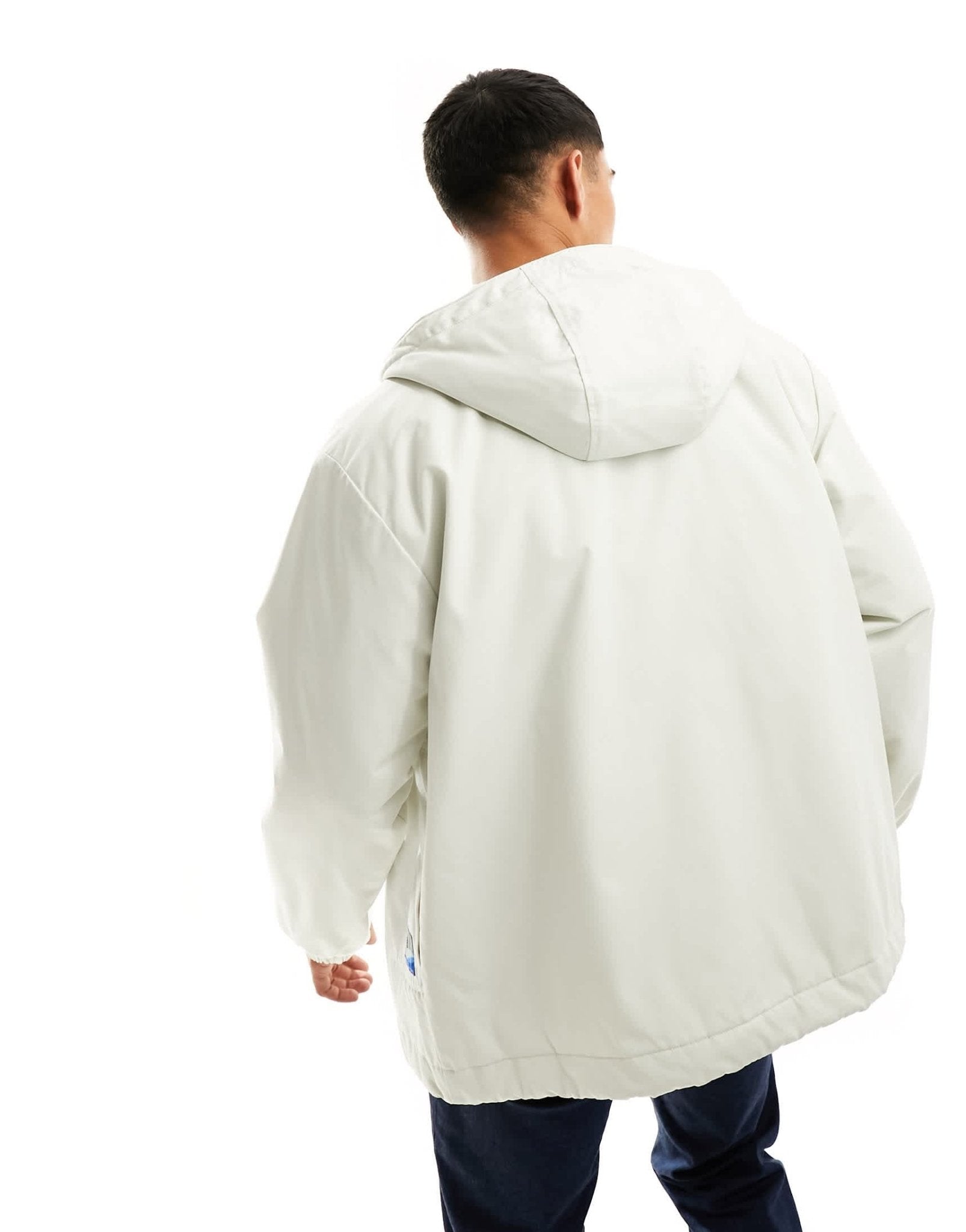 Levi's Tamalpais hooded jacket in cream with logo - ASOS Sample Sale EU Store
