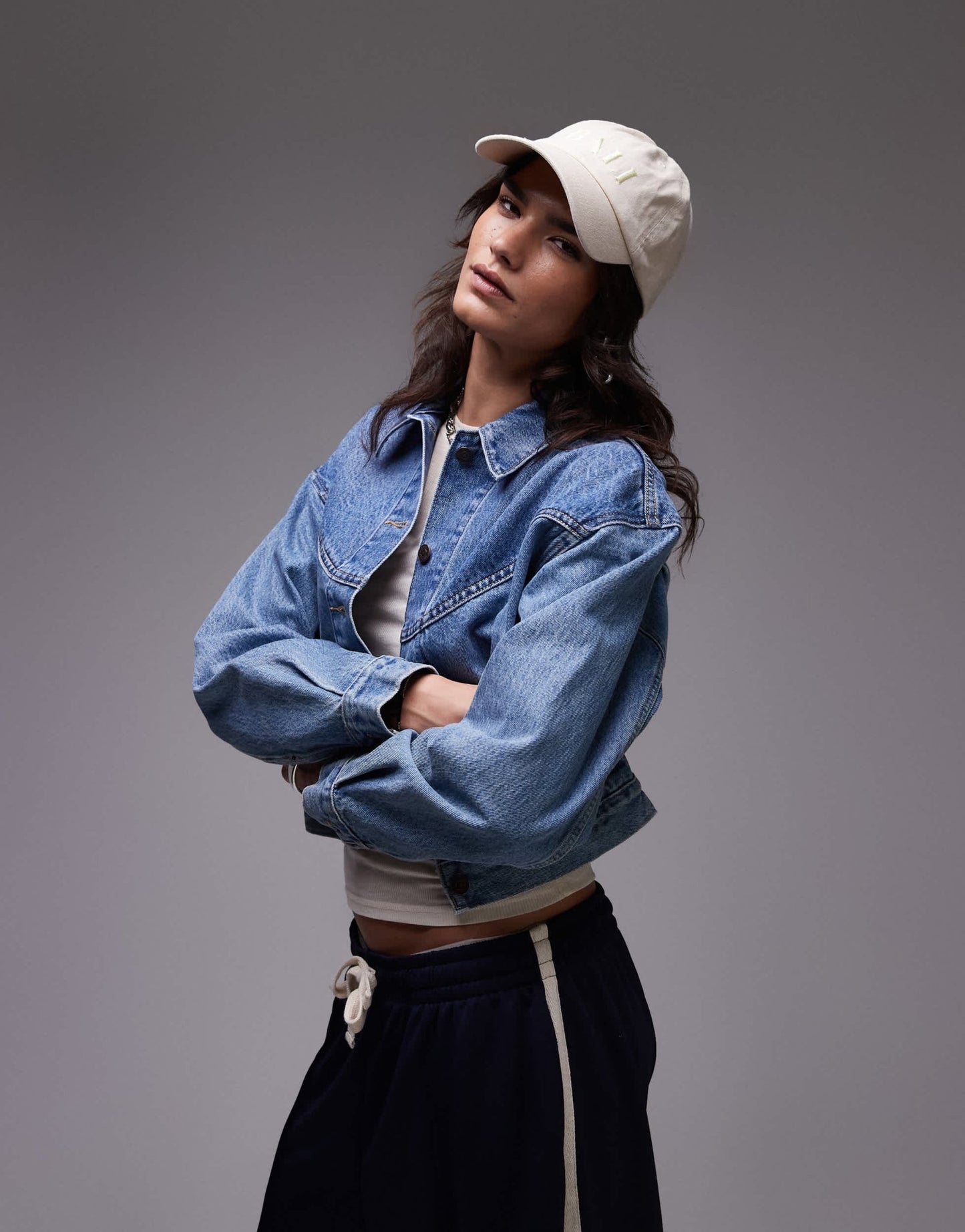 Levi's western shrunken 90s denim jacket in mid blue - ASOS Sample Sale EU Store