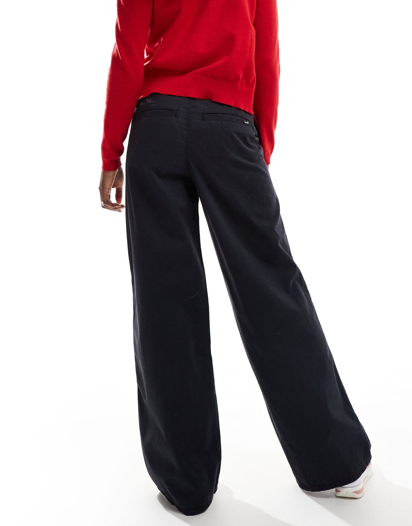 Levi's XL mid waist loose twill trousers in black - ASOS Sample Sale EU Store