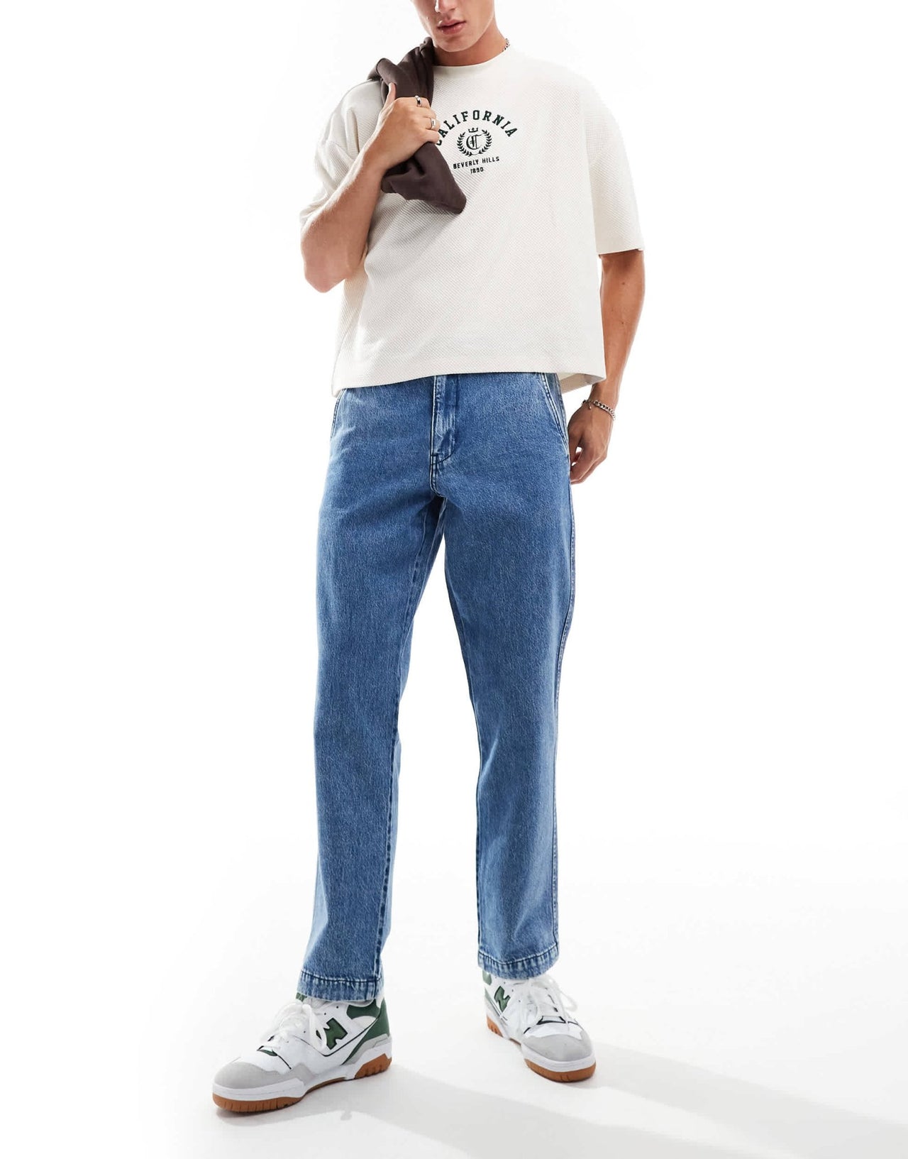 Levi's XX authentic straight denim pleated chinos in mid blue - ASOS Sample Sale EU Store