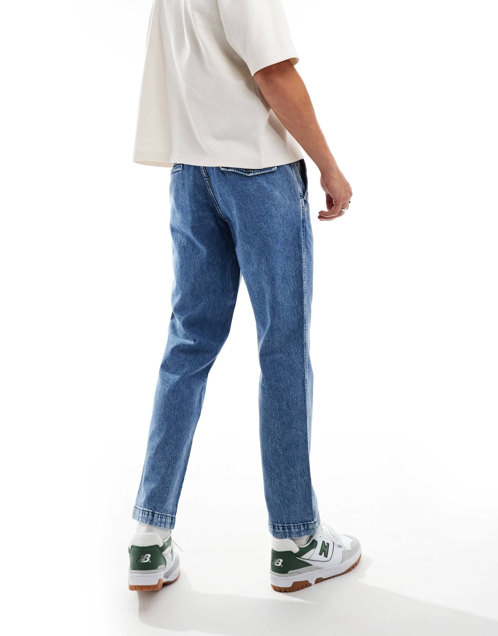 Levi's XX authentic straight denim pleated chinos in mid blue - ASOS Sample Sale EU Store