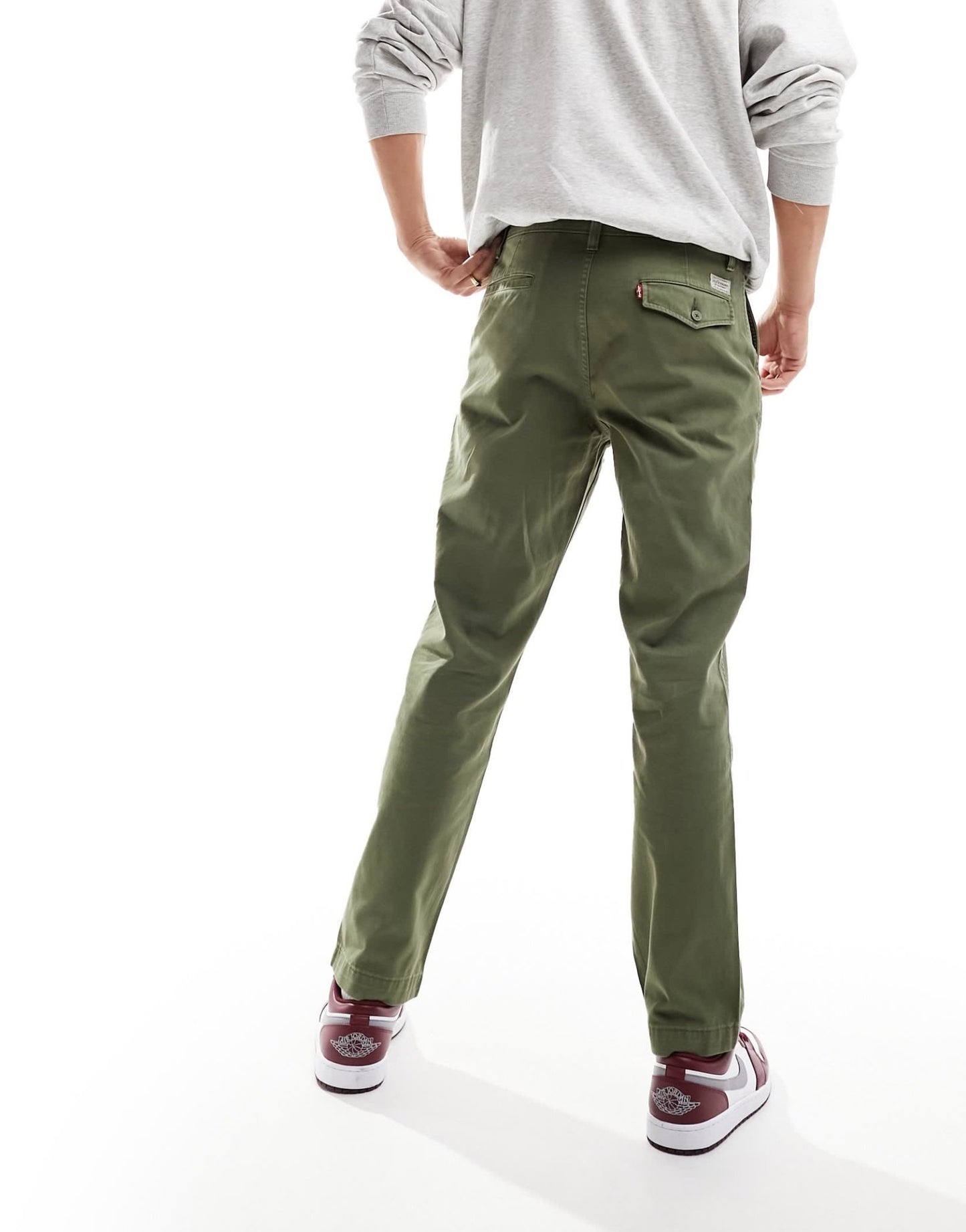 Levi's XX Authentic straight fit chino in green - ASOS Sample Sale EU Store