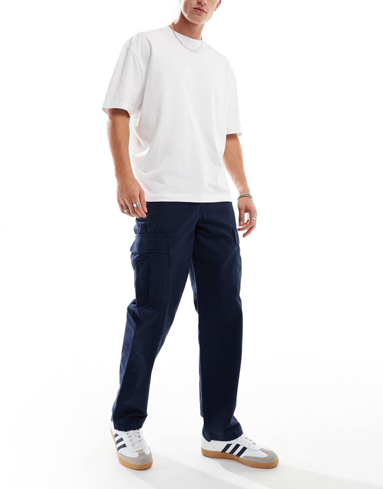 Levi's XX cargo straight fit trousers in navy - ASOS Sample Sale EU Store