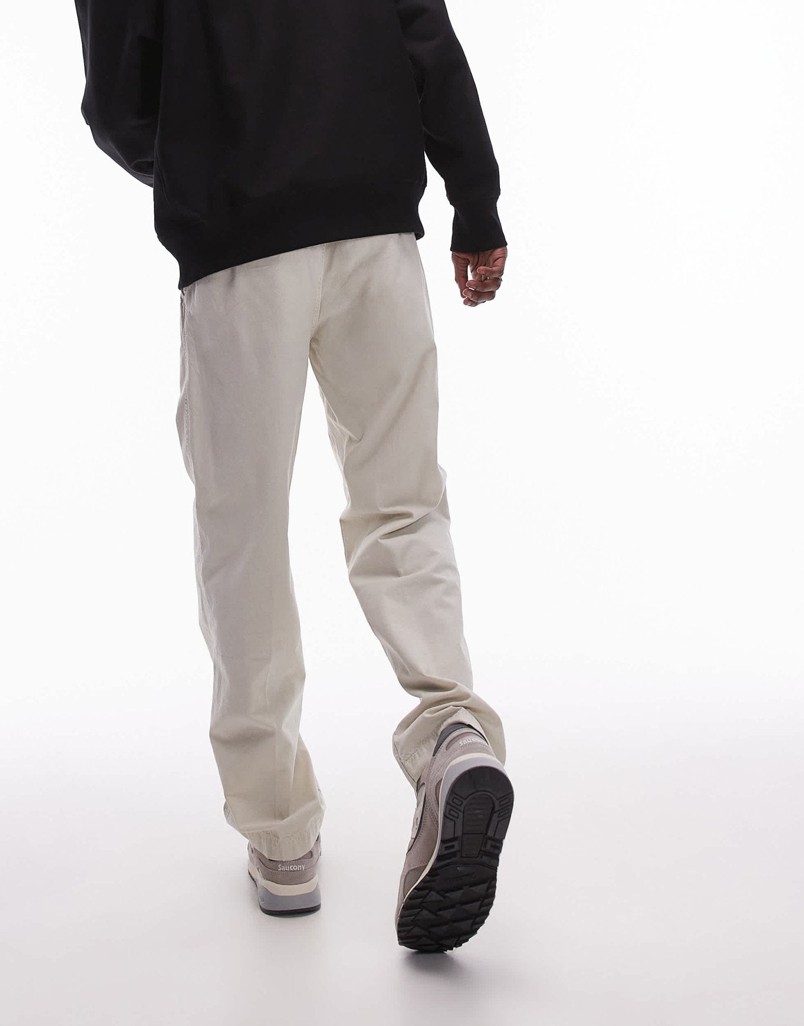 Levi's XX Chino loose straight cotton linen mix trousers in light grey - ASOS Sample Sale EU Store